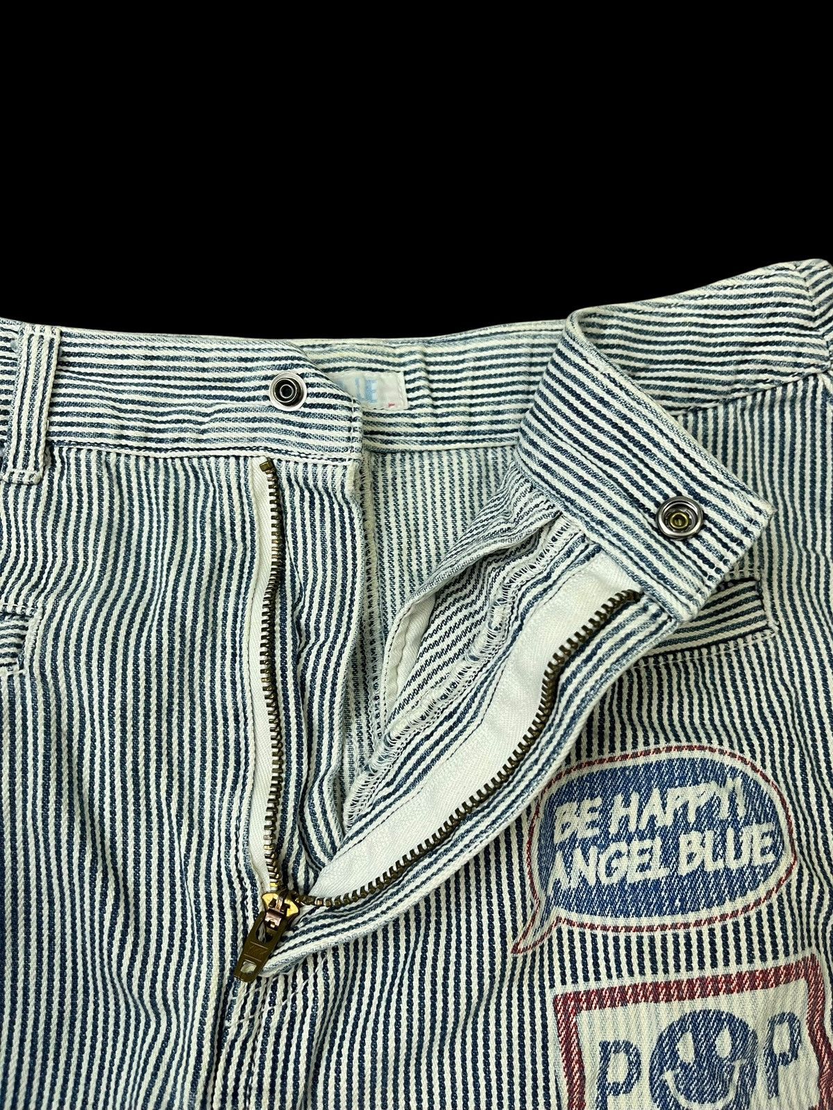 Angel Blue Vintage Angel Blue Hysteric Glamour Stripe Mini Skirt Size 26" / US 2 / IT 38 - 6 Thumbnail