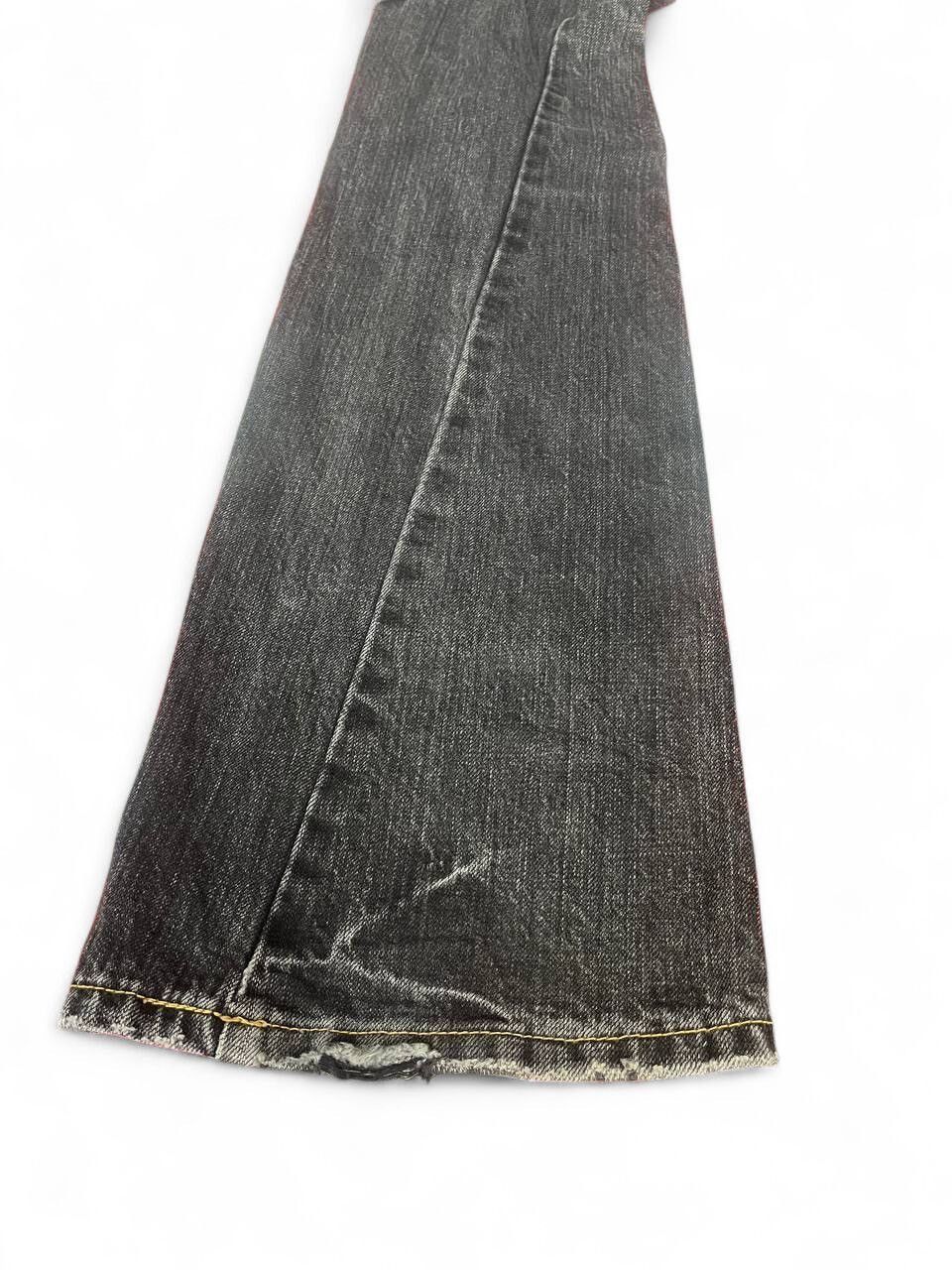 If Six Was Nine Flare jeans Lee multipocket cargo distressed denim twist leg Size US 30 / EU 46 - 17 Thumbnail