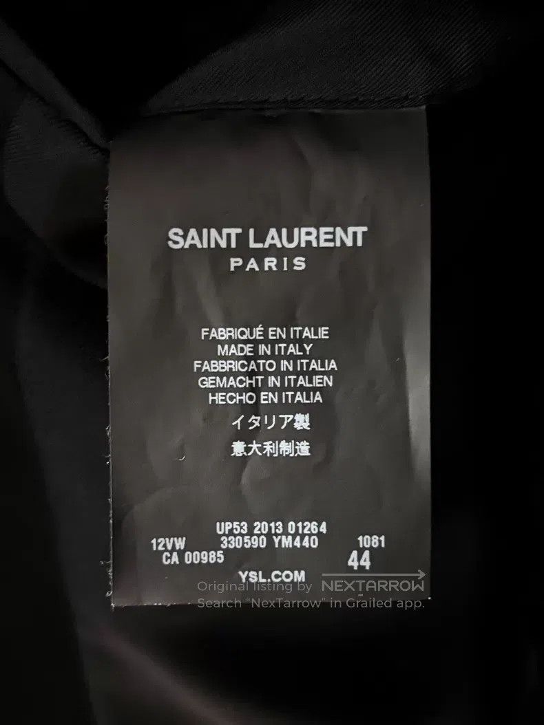 Saint Laurent Paris Saint Laurent Paris Silver Scale Jacket Size US S / EU 44-46 / 1 - 6 Thumbnail