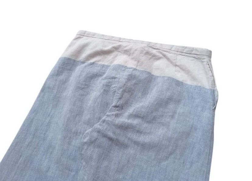 45rpm × Japanese Brand × Kapital Vintage 45rpm Two Tones Linen Cotton Loose Pants Size US 30 / EU 46 - 5 Thumbnail