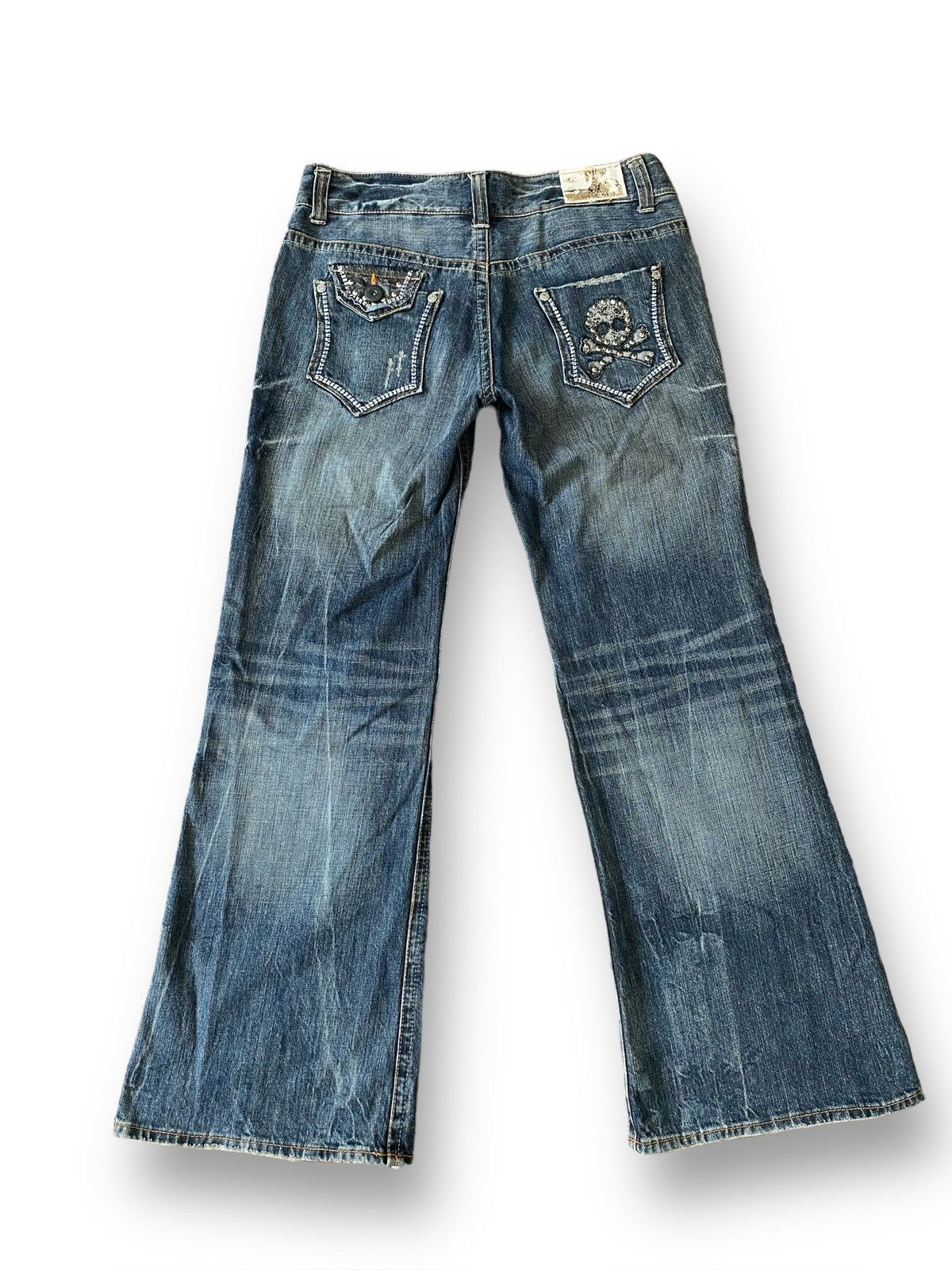 Image of If Six Was Nine Oririn Flare Jeans in Blue, Men's (Size 31)