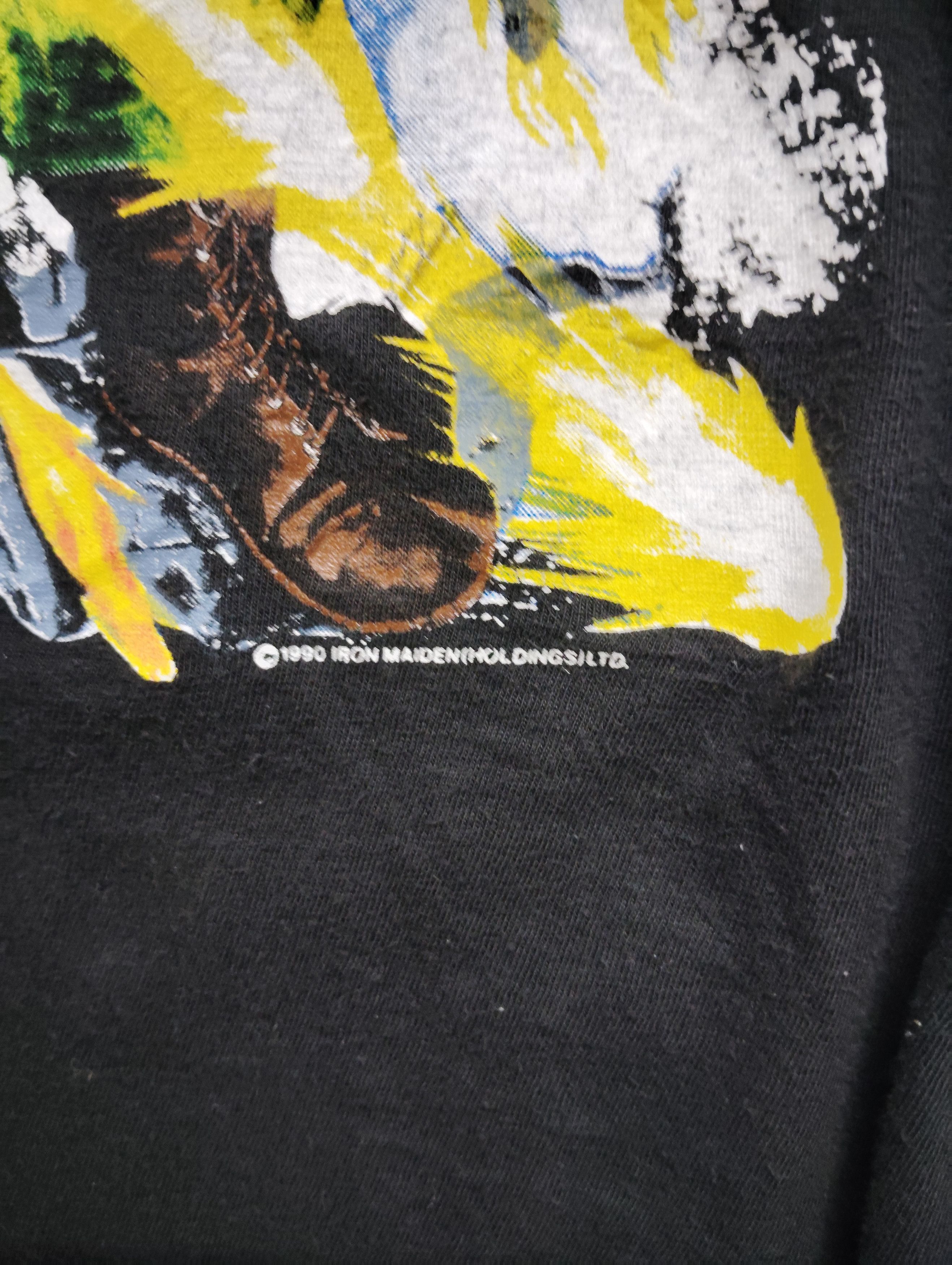 Band Tees × Iron Maiden × Vintage Vintage Iron Maiden World Tour 1990 Size US XL / EU 56 / 4 - 3 Thumbnail