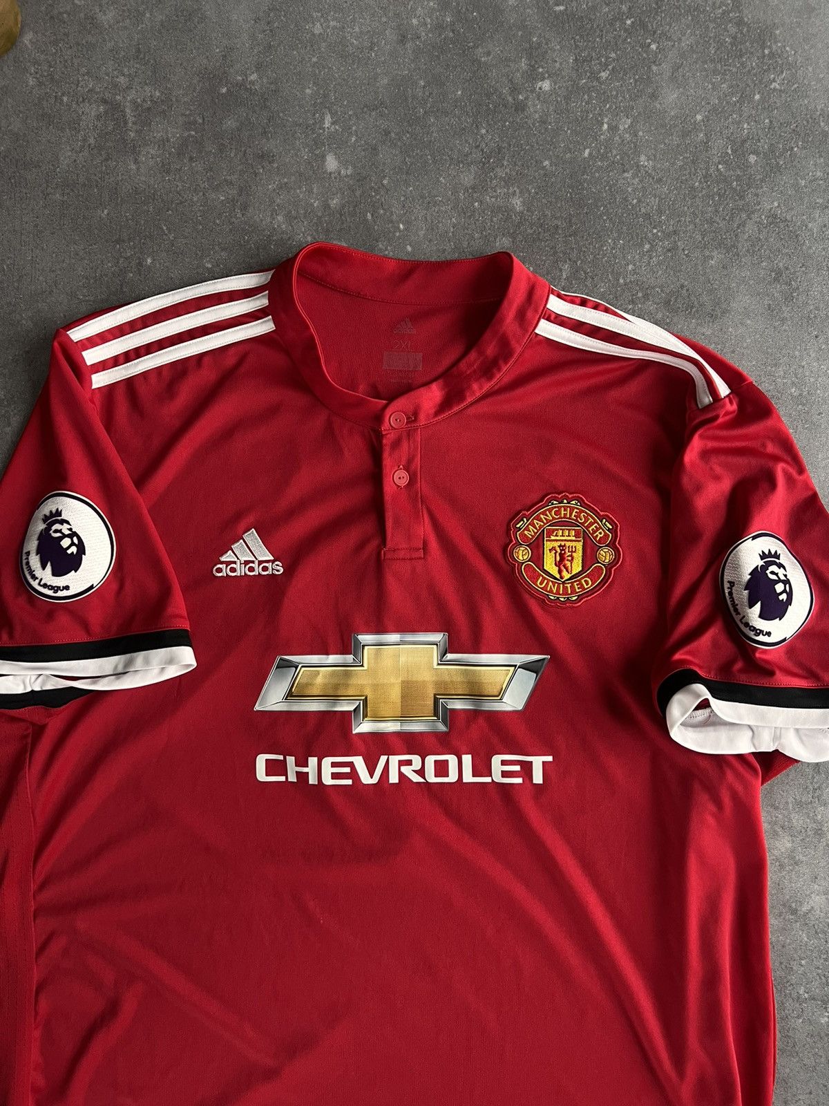 Adidas × Vintage Adidas Manchester United Lukaku Football Soccer FC Size US XXL / EU 58 / 5 - 5 Thumbnail