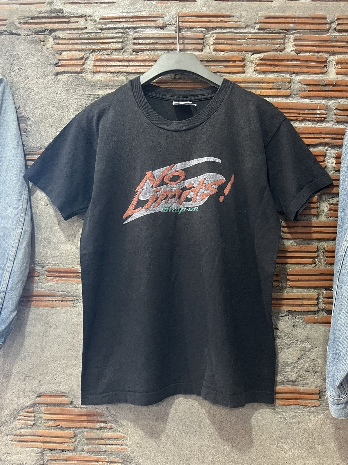 Vintage Vintage Snap-on NO Limits ! 90’s Tshirt Size US M / EU 48-50 / 2 - 2 Thumbnail