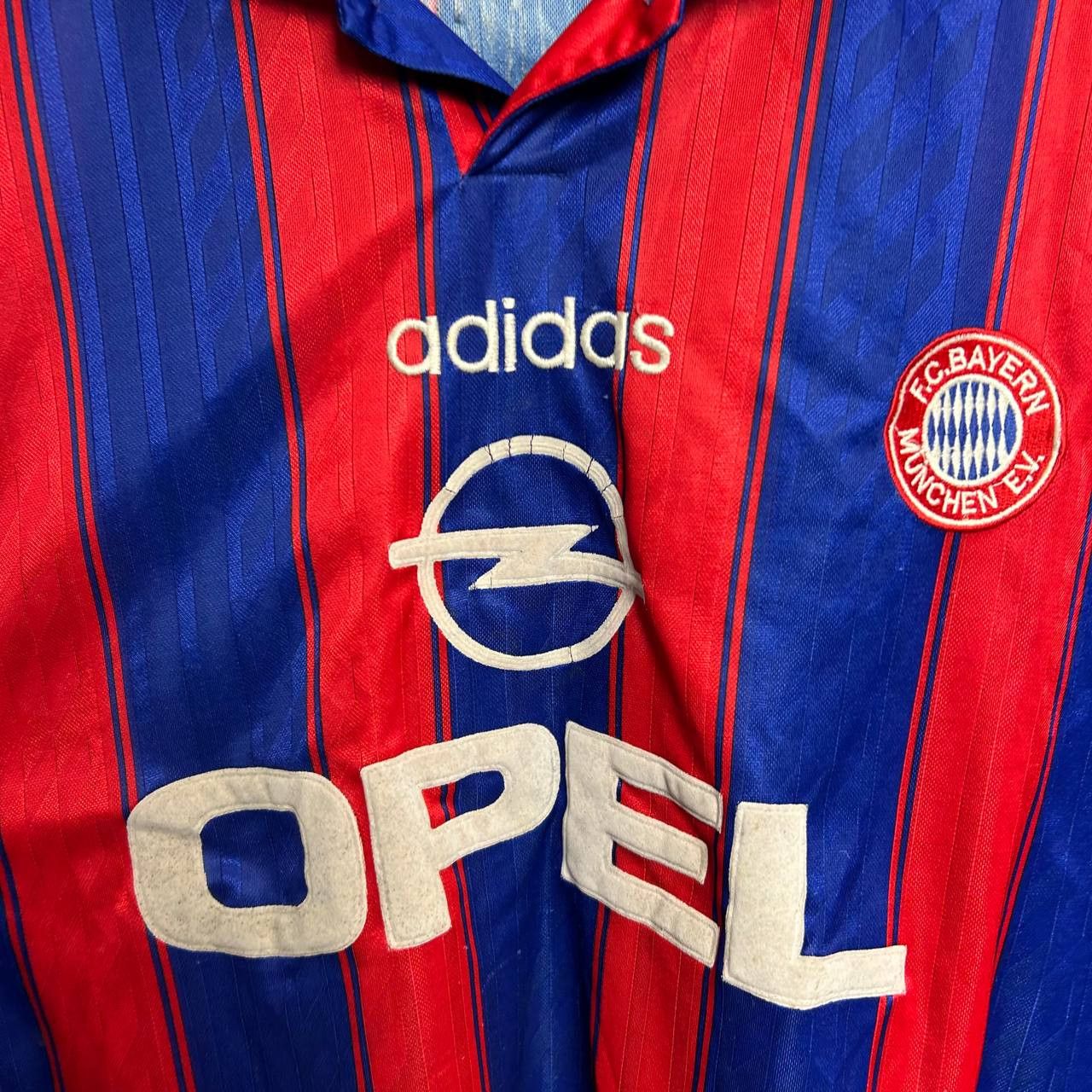 Adidas Vintage Adidas Bayern Munchen 1994 Opel home soccer jersey Size US XL / EU 56 / 4 - 3 Thumbnail
