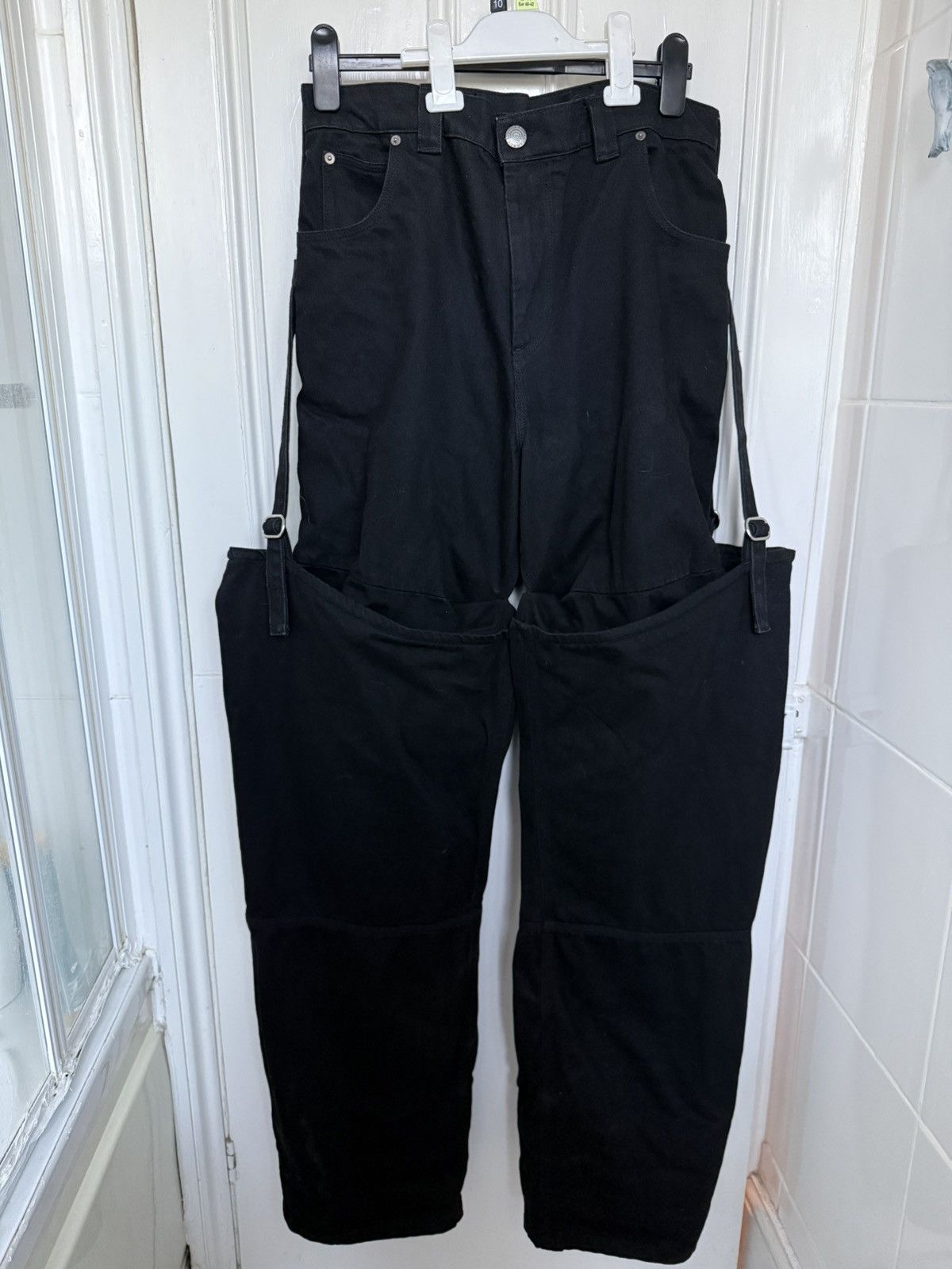 Charles Jeffrey LOVERBOY Charles Jeffrey Loverboy Suspenders Wrangler Jeans Size US 34 / EU 50 - 2 Thumbnail