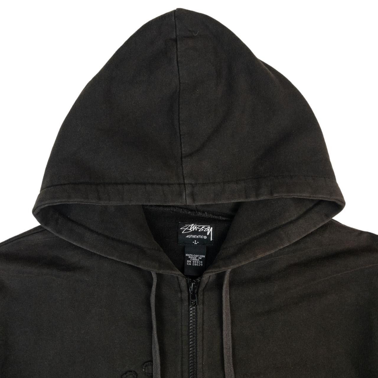Vintage Stussy Zip Up Hoodie Size L