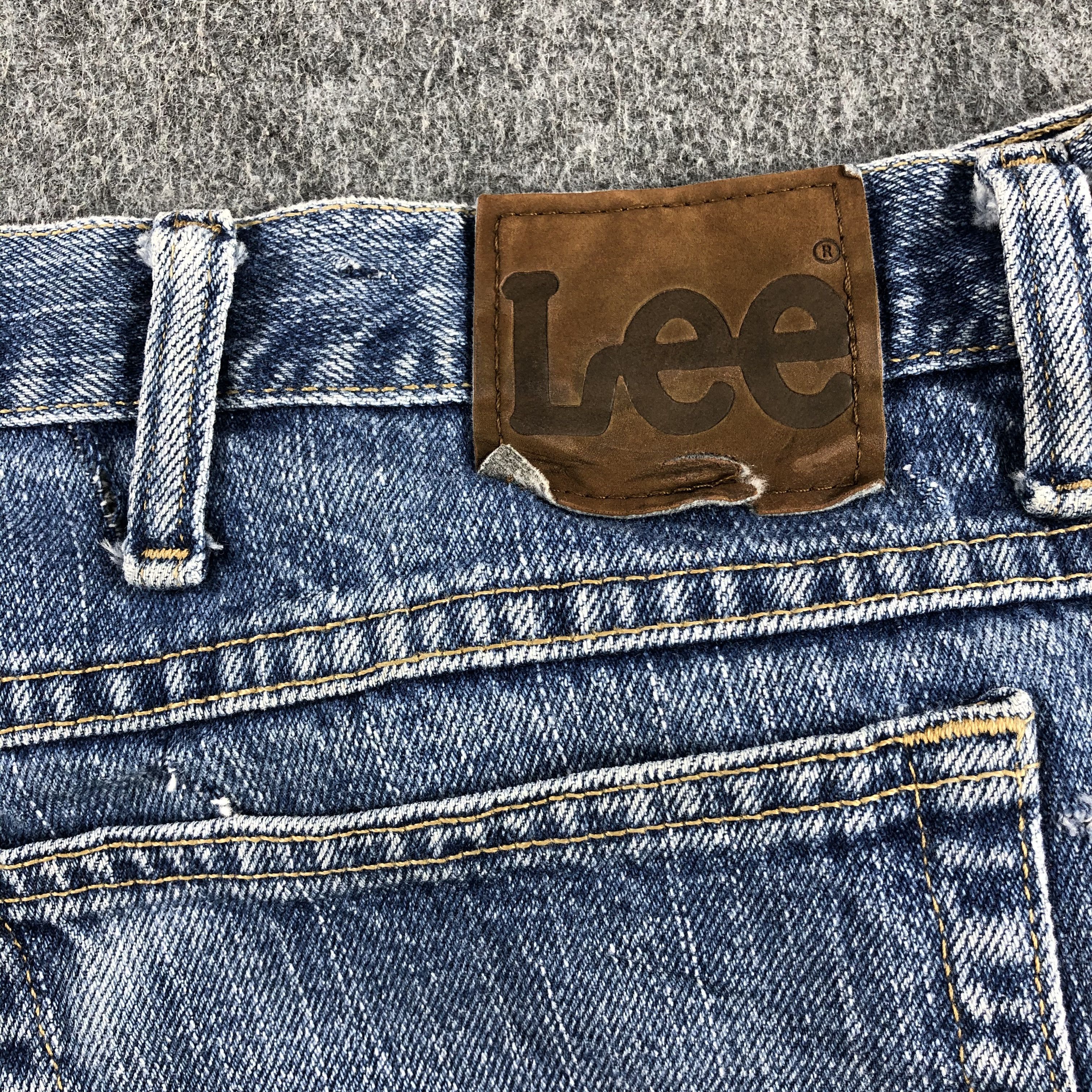 Lee Vintage Blue Wash Lee Jeans-J1573 Size US 38 / EU 54 - 5 Thumbnail