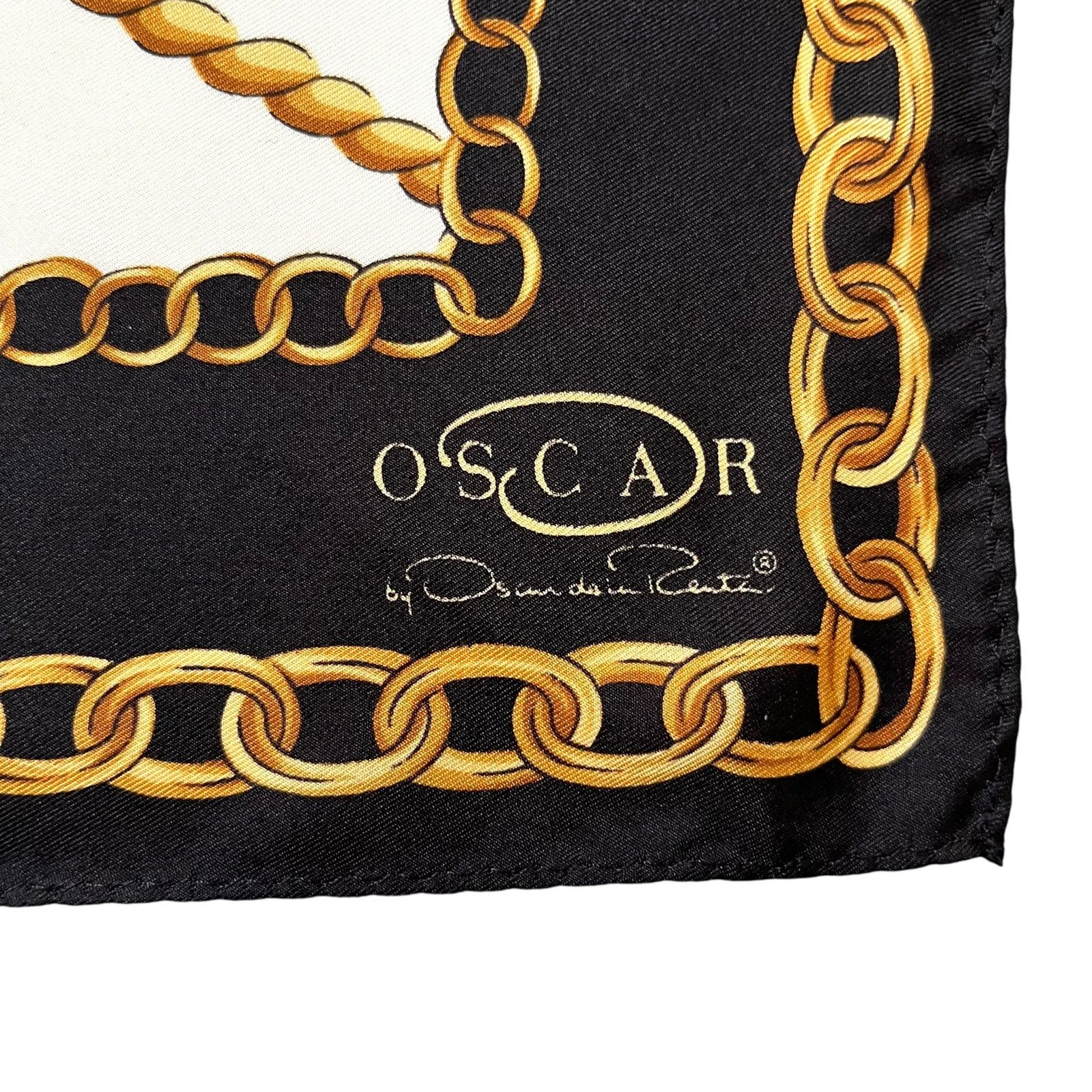 Oscar De La Renta Oscar by Oscar de la Renta Vintage Silk Square Scarf Set Size ONE SIZE - 5 Thumbnail