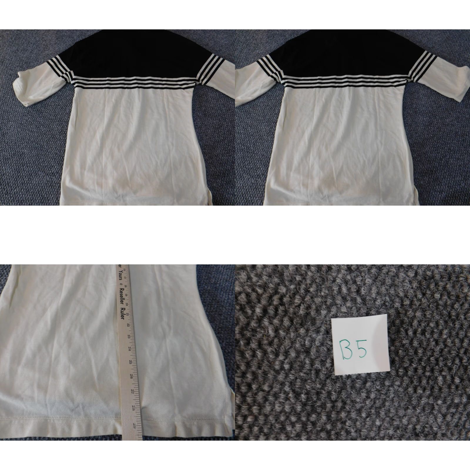 Sean John Sean John Mens Polo Shirt M beige Striped Button Classic Hip Hop Shirt Polo Boys? Size US M / EU 48-50 / 2 - 8 Thumbnail