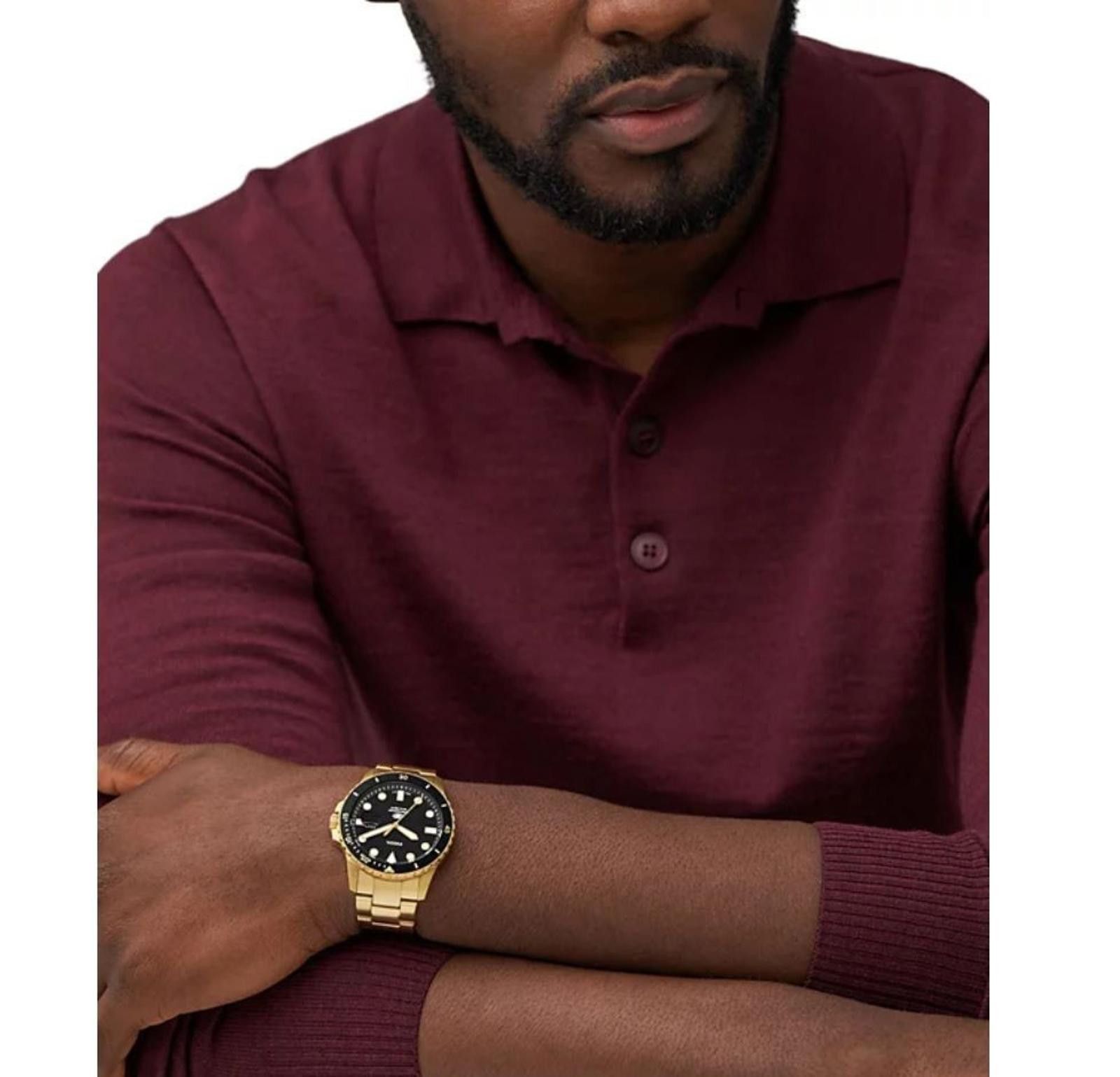 Fossil Fossil Men s Three-Hand Date Gold-Tone Stainless Steel Watch Size ONE SIZE - 4 Thumbnail