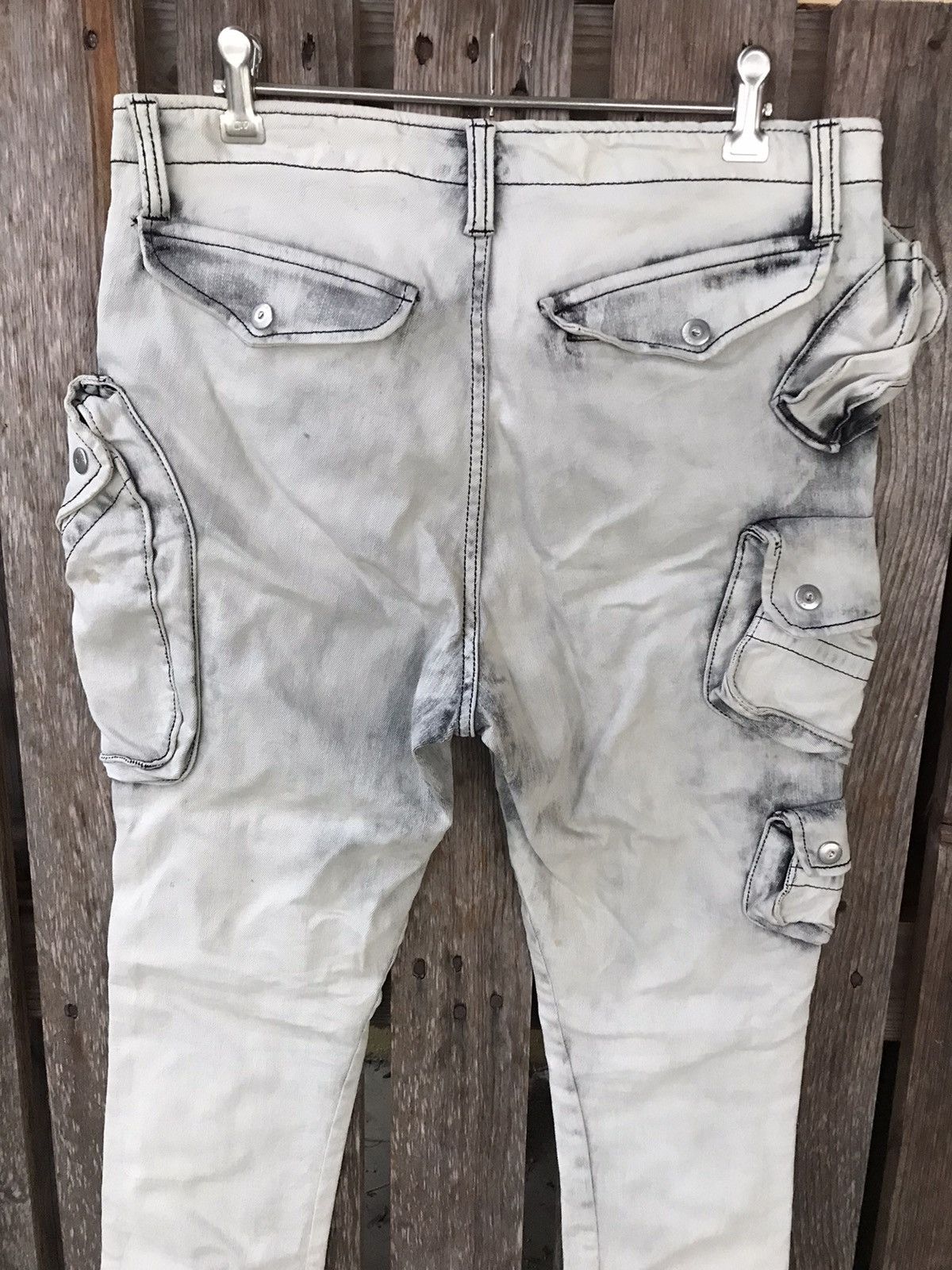 Designer ILDF Gas Mask 3D Multipocket Punk Bondage Tactical Pant Size US 32 / EU 48 - 5 Thumbnail