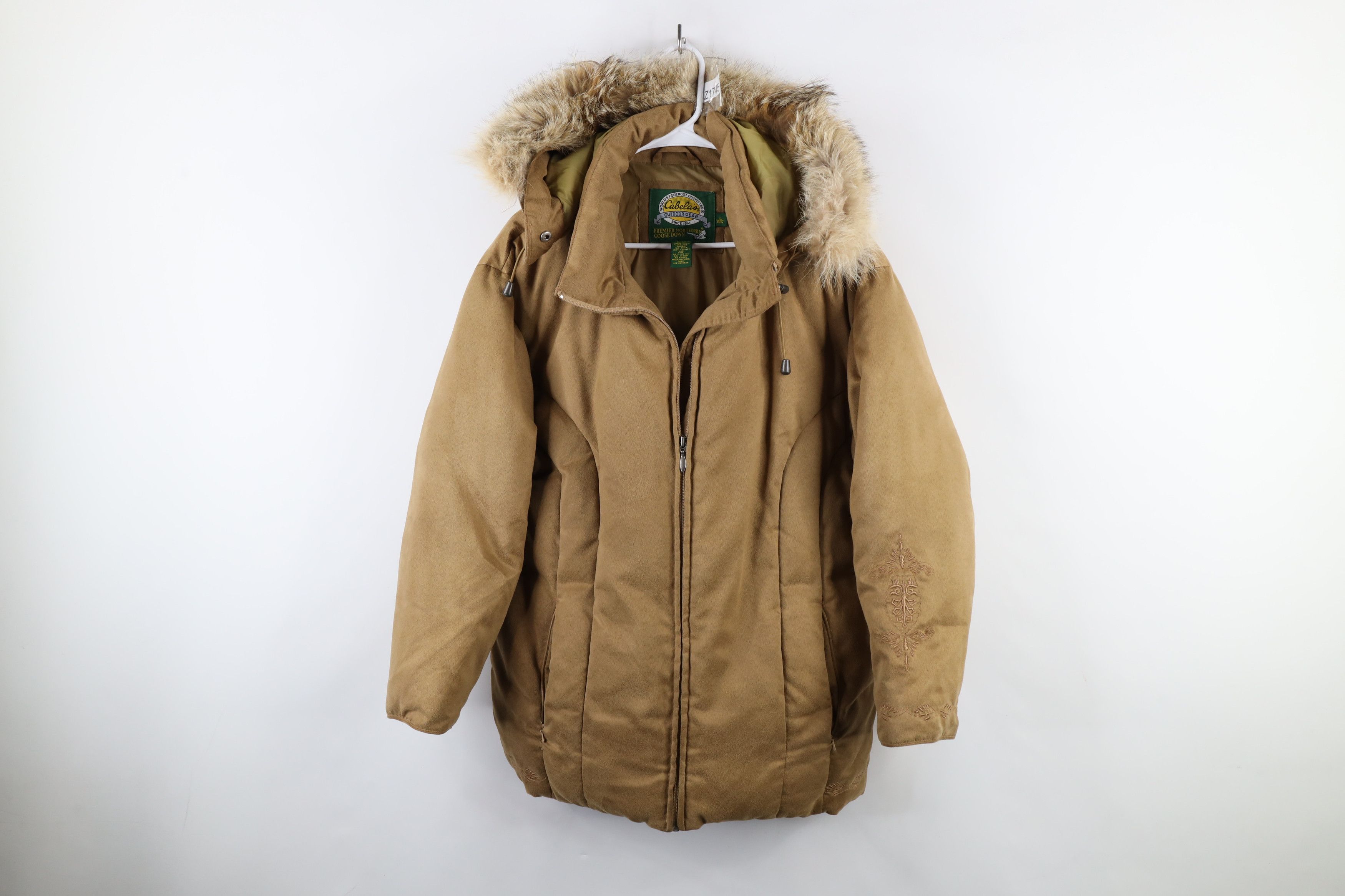 Cabelas × Vintage Vintage Cabelas rim 650 Duck Down Fill Hooded Puffer Jacket Size L / US 10 / IT 46 - 1 Thumbnail