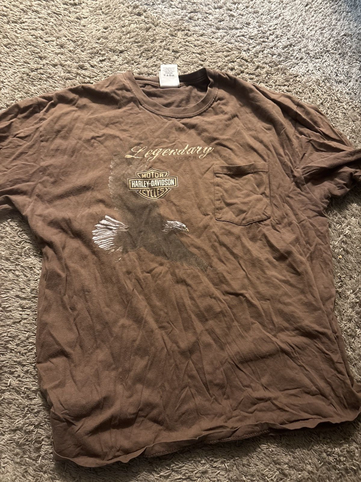 Harley Davidson × Vintage Vintage Harley Davison shirt Size US XL / EU 56 / 4 - 3 Thumbnail