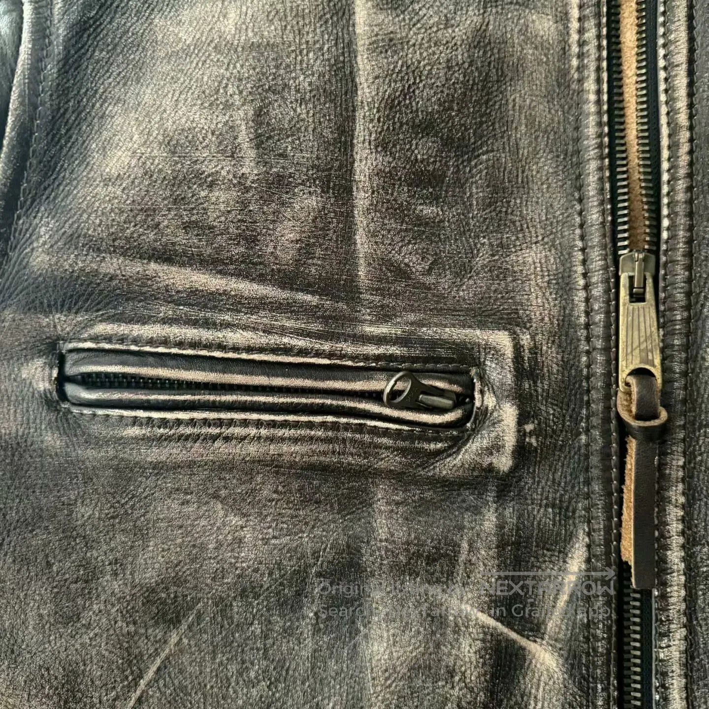 Levi's Vintage Clothing Levi's LVC Distressed Vintage Leather Jacket. Size US M / EU 48-50 / 2 - 5 Thumbnail