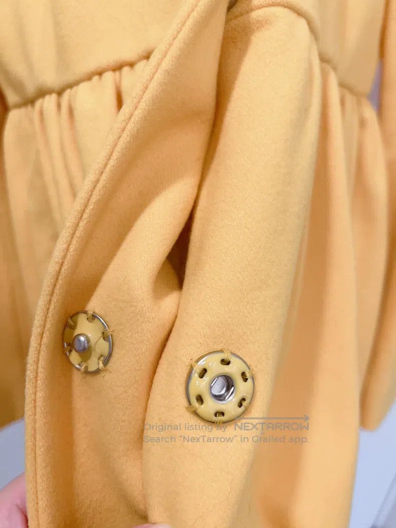 Valentino Valentino Secondary line yellow wool coat Size M / US 6-8 / IT 42-44 - 3 Thumbnail