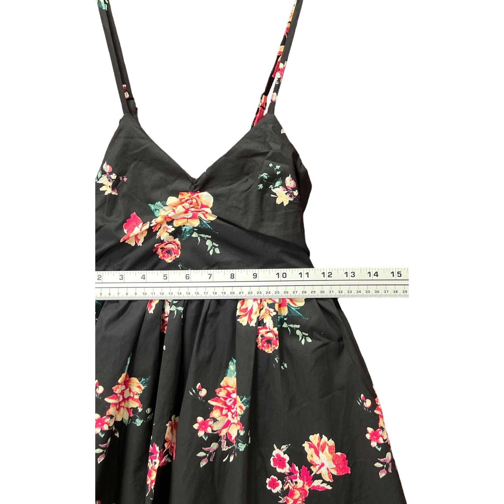 rue21 Rue 21 - Women's Floral Mini Dress - Black - Extra Small Size XS / US 0-2 / IT 36-38 - 5 Thumbnail