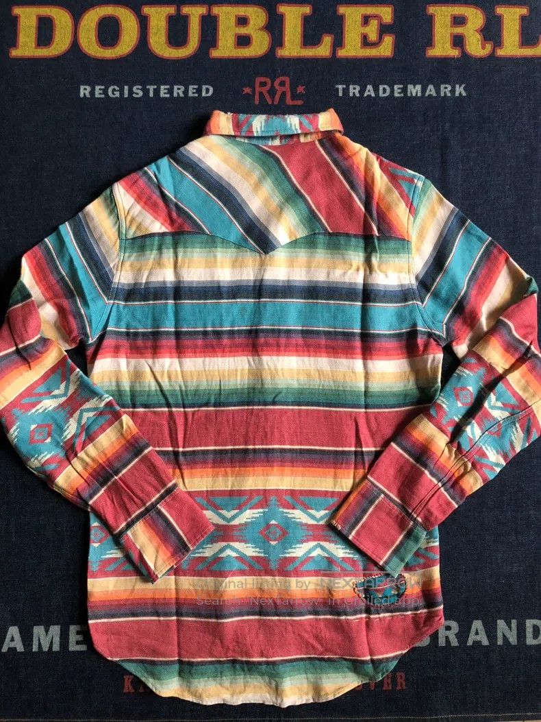 RRL Ralph Lauren RRL Ralph Lauren Early vintage patch rainbow shirt Size US S / EU 44-46 / 1 - 4 Thumbnail
