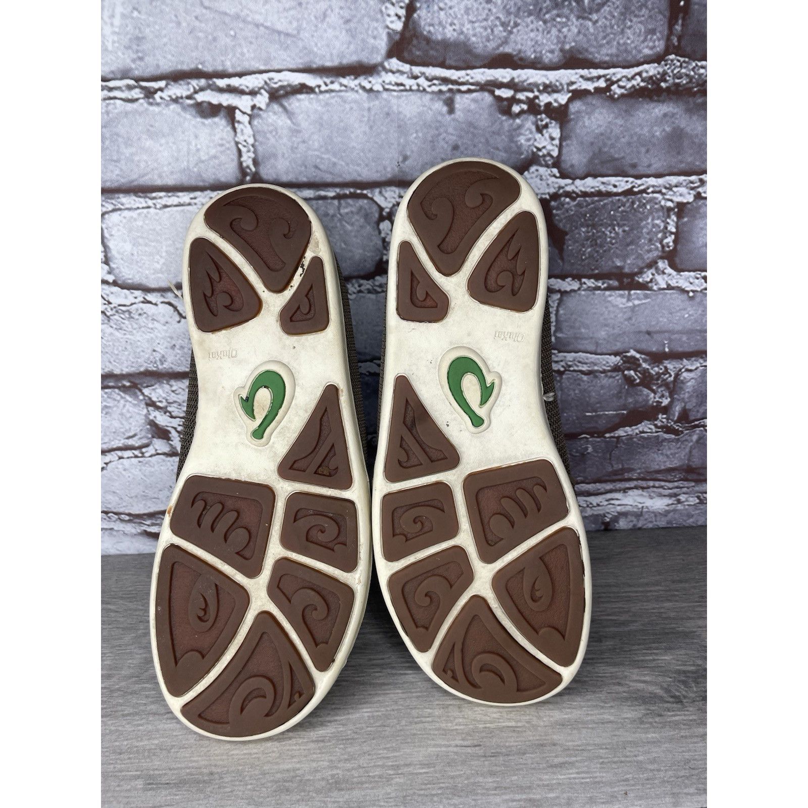 Olukai OluKai Brown Nohea Mesh Slip On Loafers Casual Beach Shoes M Size US 8.5 / EU 41-42 - 16 Thumbnail