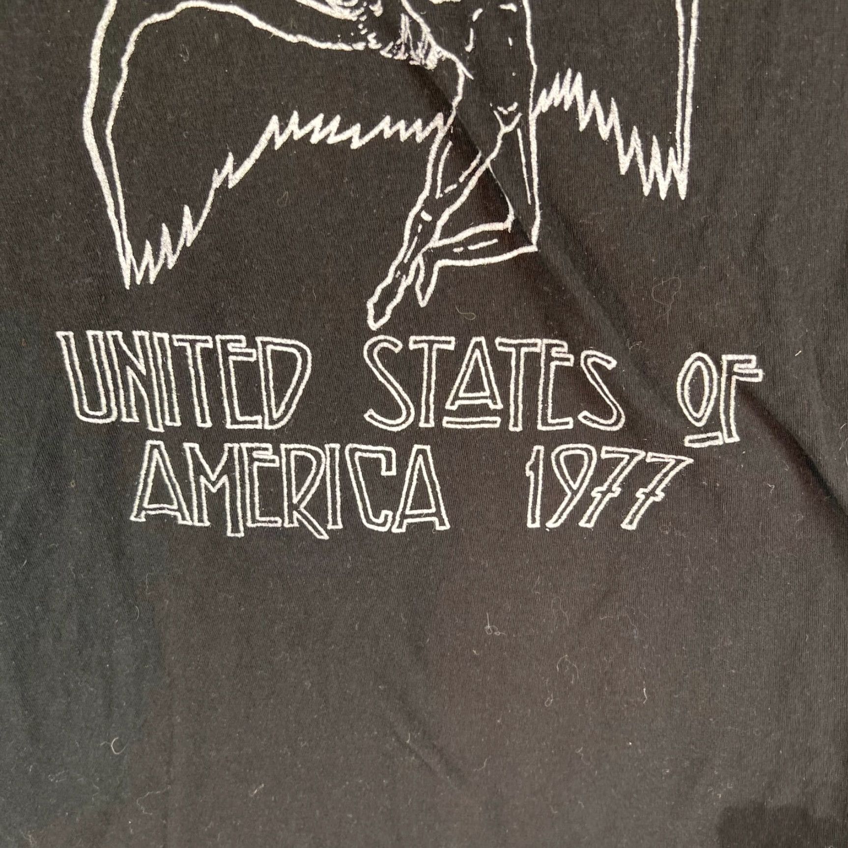 Vintage Led Zeppelin Graphic Shirt Adult Medium Black USA 1977 Size US M / EU 48-50 / 2 - 3 Thumbnail