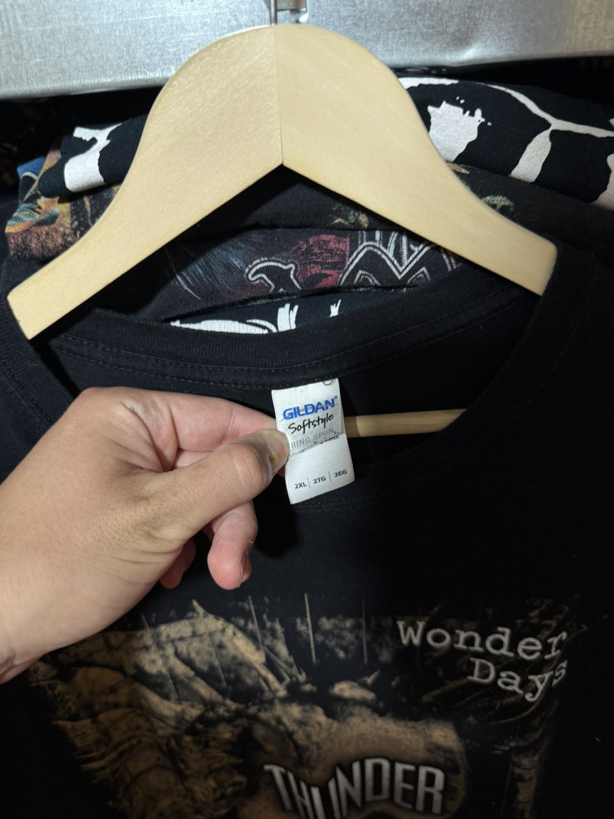 Band Tees Vintage Thunder Wonder Days Tour 2015 T-Shirt Y2K Hype Size US XXL / EU 58 / 5 - 5 Thumbnail