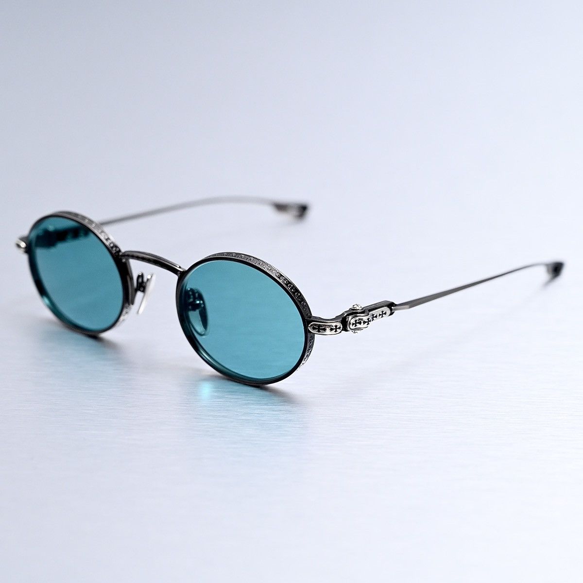 Chrome Hearts CHROME HEARTS HONEY DIPPED PEWTER SUNGLASSES Size ONE SIZE - 2 Thumbnail