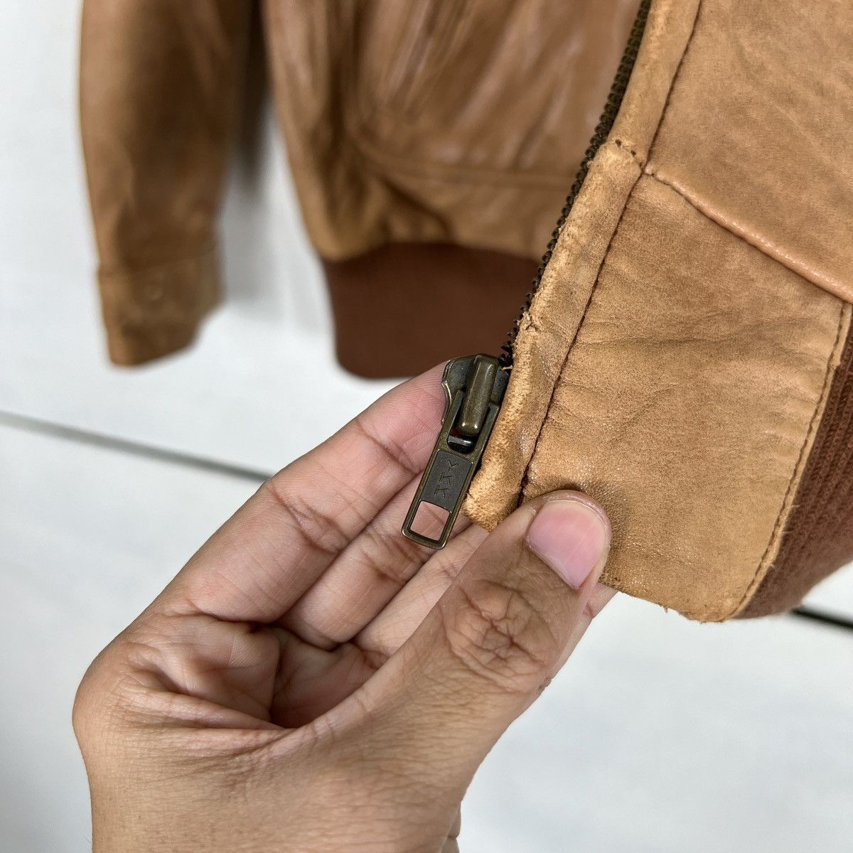 Japanese Brand 🔥 70s VINTAGE LEATHER JACKET Size US M / EU 48-50 / 2 - 14 Thumbnail