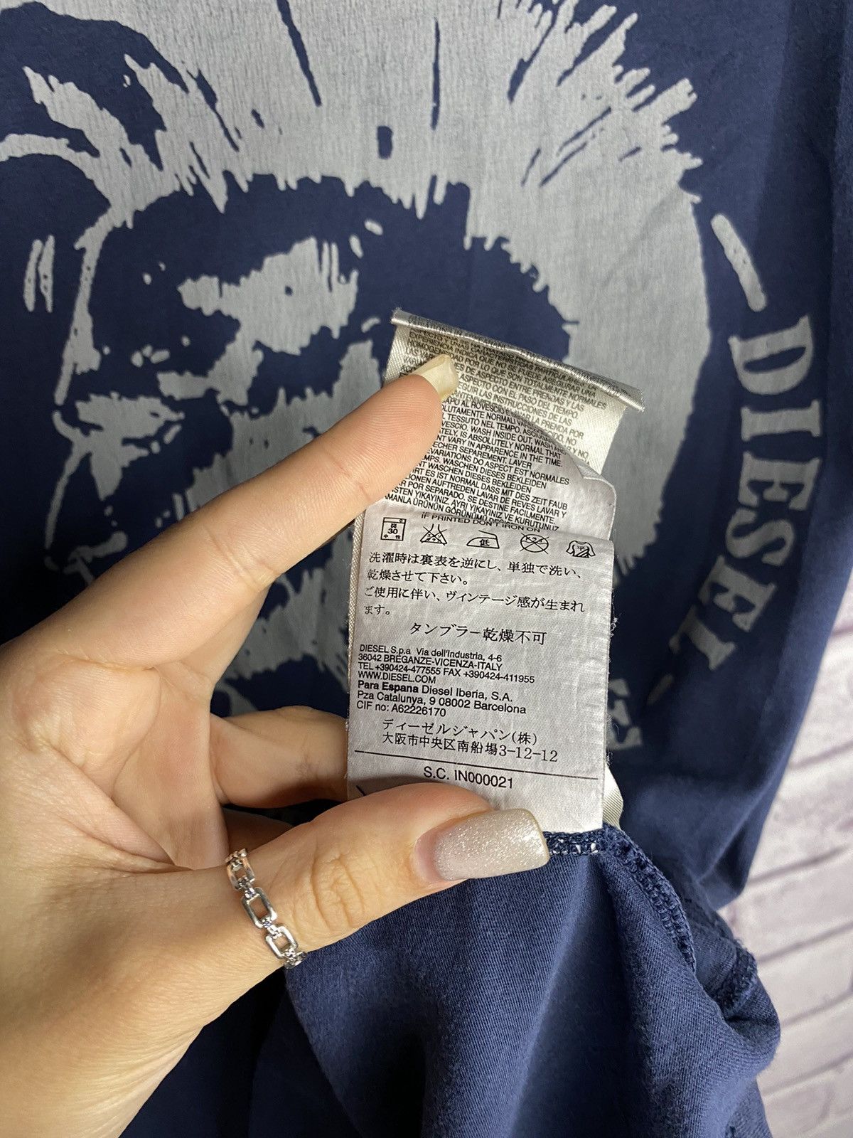 Diesel Men's T-shirt Diesel overprint logo tee streetwear luxury Size US S / EU 44-46 / 1 - 9 Thumbnail