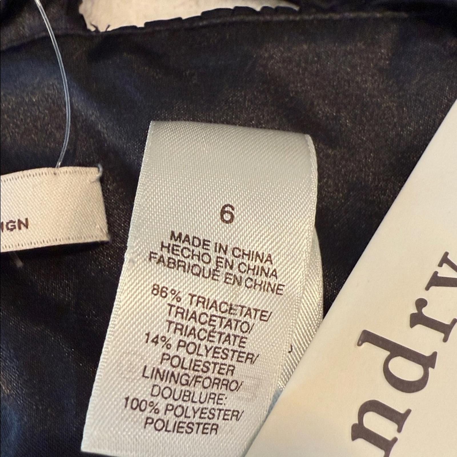 Other Laundry by Design Black midi dress bead embellished SZ 6 Size M / US 6-8 / IT 42-44 - 9 Thumbnail
