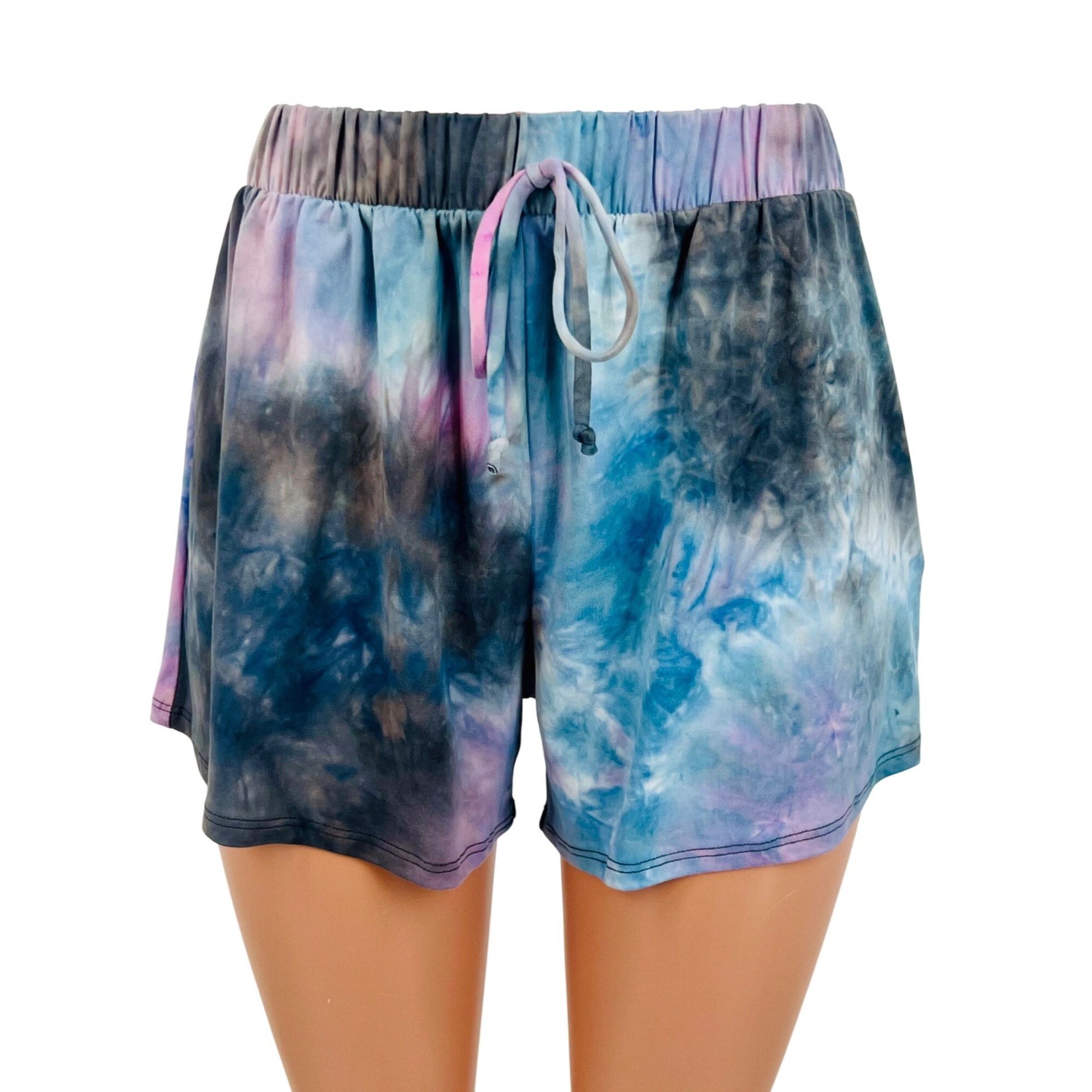 Other NWT Tie Dye Cropped Hoodie & Shorts 2 Piece Set | Athleisure Size L / US 10 / IT 46 - 9 Thumbnail