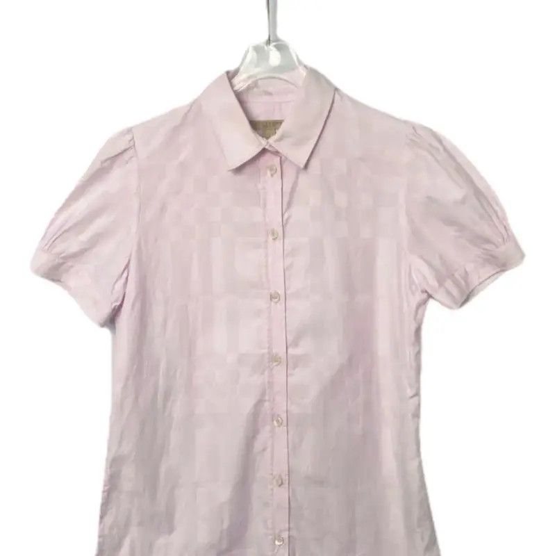 Burberry Burberry Pink Cotton Women's Shirt Size S / US 4 / IT 40 - 1 Thumbnail
