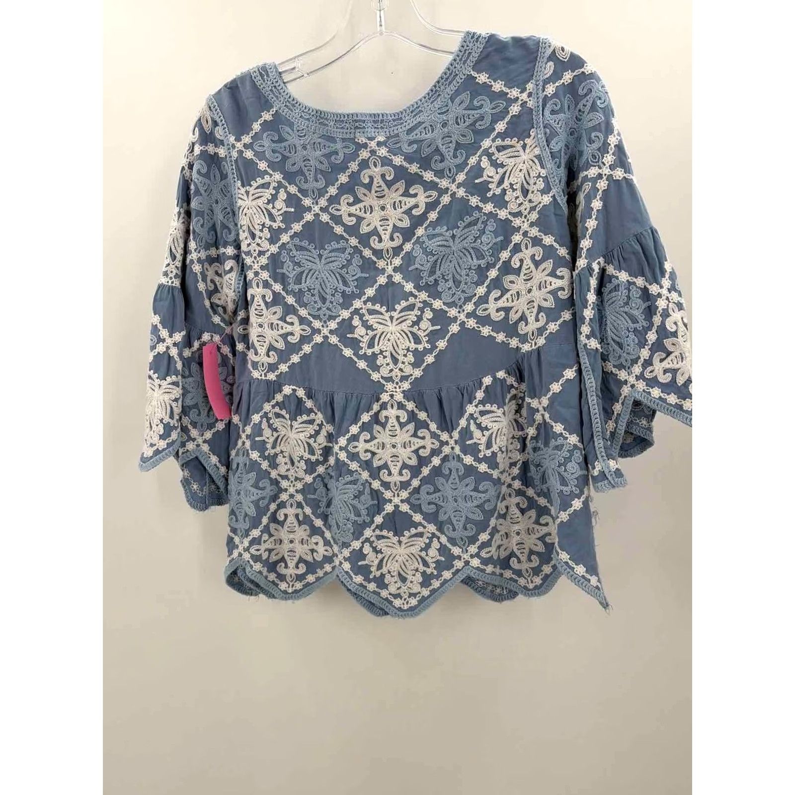 Vintage Pre-Owned Kindred Blue Blouse Size Medium Shirt Size M / US 6-8 / IT 42-44 - 3 Thumbnail