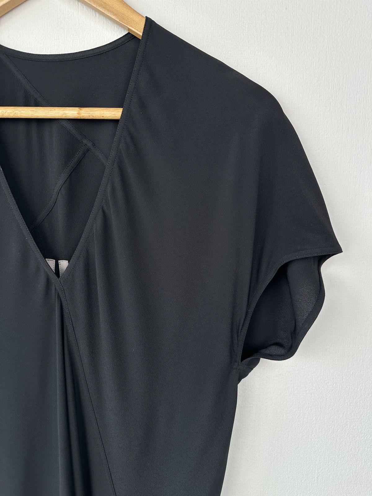 Rick Owens RICK OWENS S/S 20 Tecuatl V-Neck Cap Sleeve Silk Dress Size XS / US 0-2 / IT 36-38 - 4 Thumbnail
