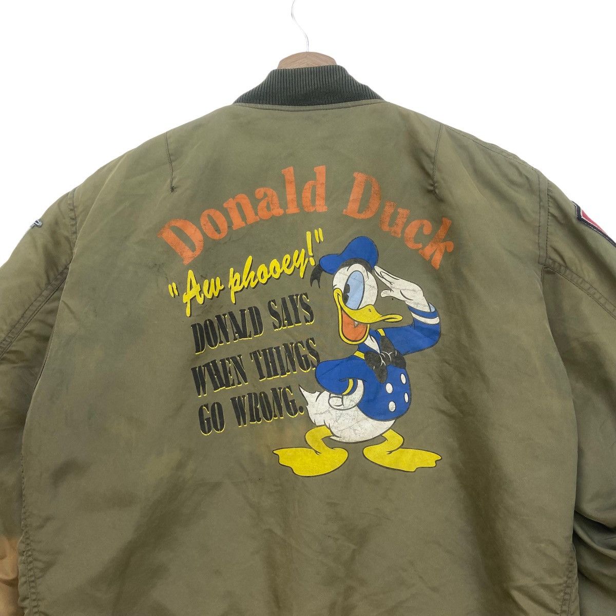 Avirex Avirex X Walt Disney Donald Duck Flight Garment Bomber Size US M / EU 48-50 / 2 - 3 Thumbnail