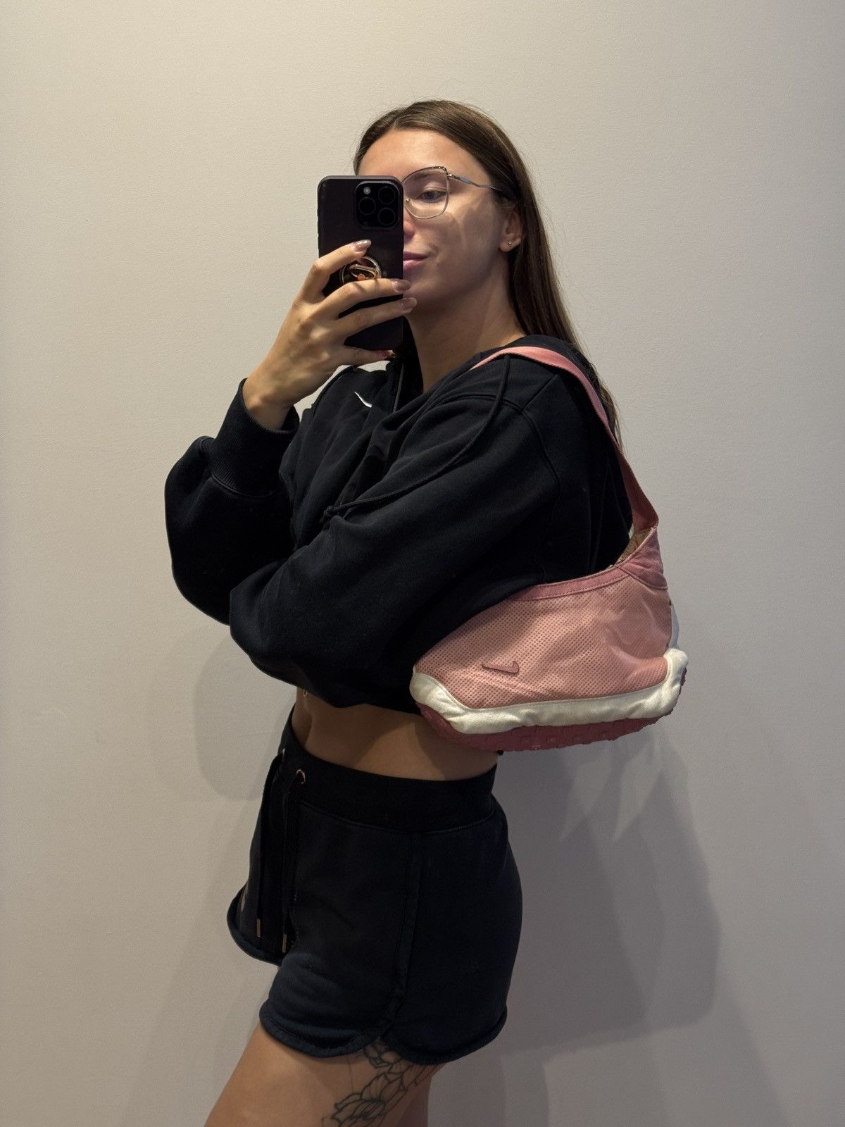 90's Vintage Nike Baguette Pink Y2K Bag, Women's