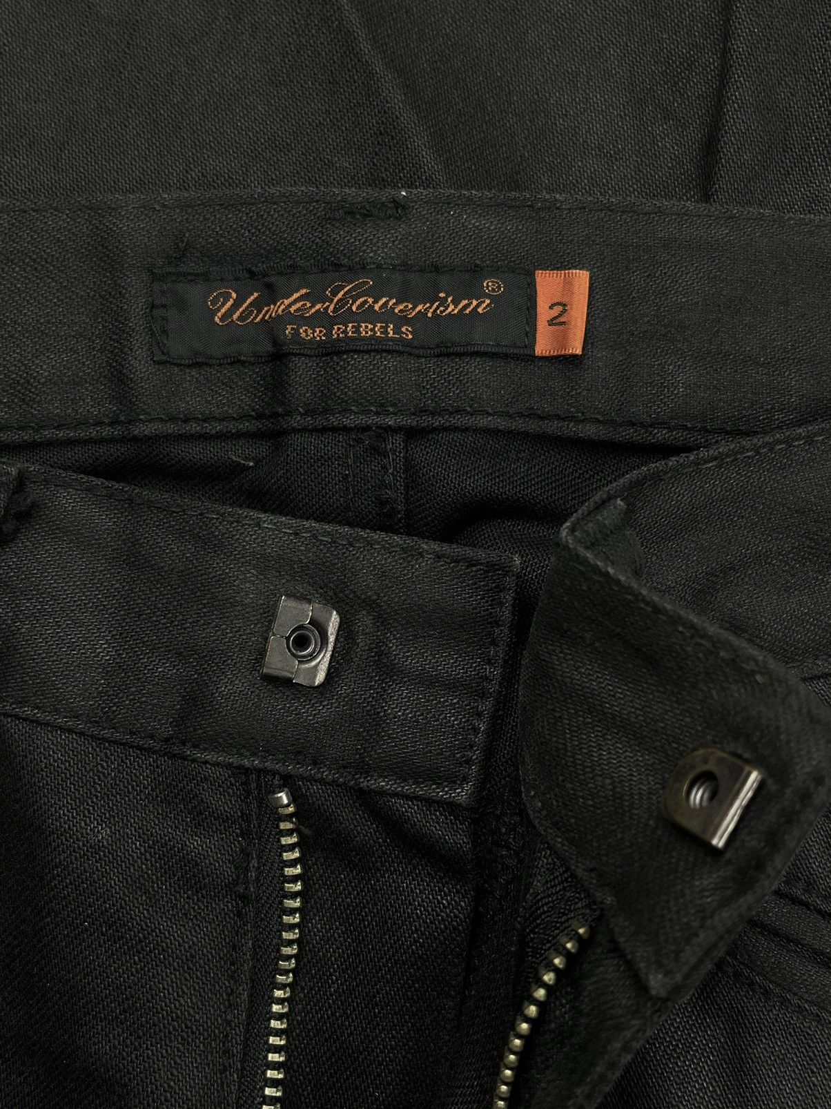 Undercover SS07 - “Purple” Waxed Lightning Bolt Denim Jeans Size US 30 / EU 46 - 5 Thumbnail