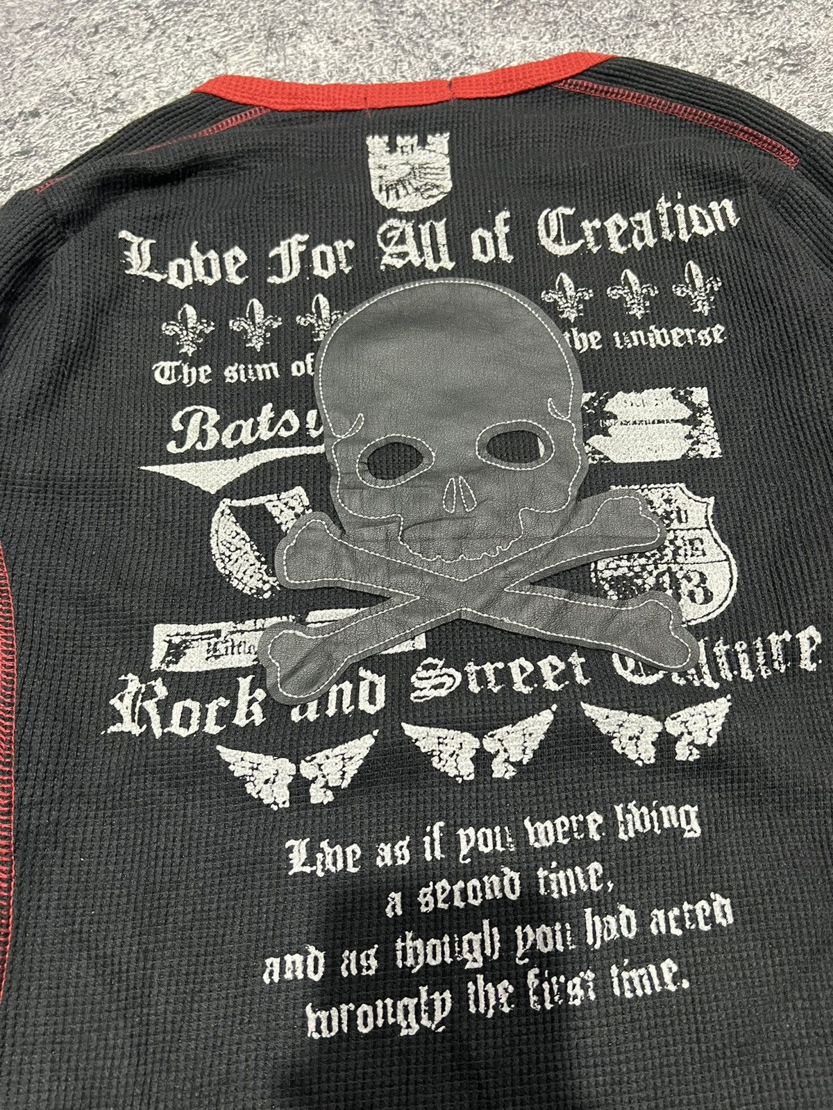 Hysteric Glamour × Undercover 2000s Japanese Y's Isamu Jackrose Poem Thermal Ifsix y2k Lgb Size US S / EU 44-46 / 1 - 3 Thumbnail