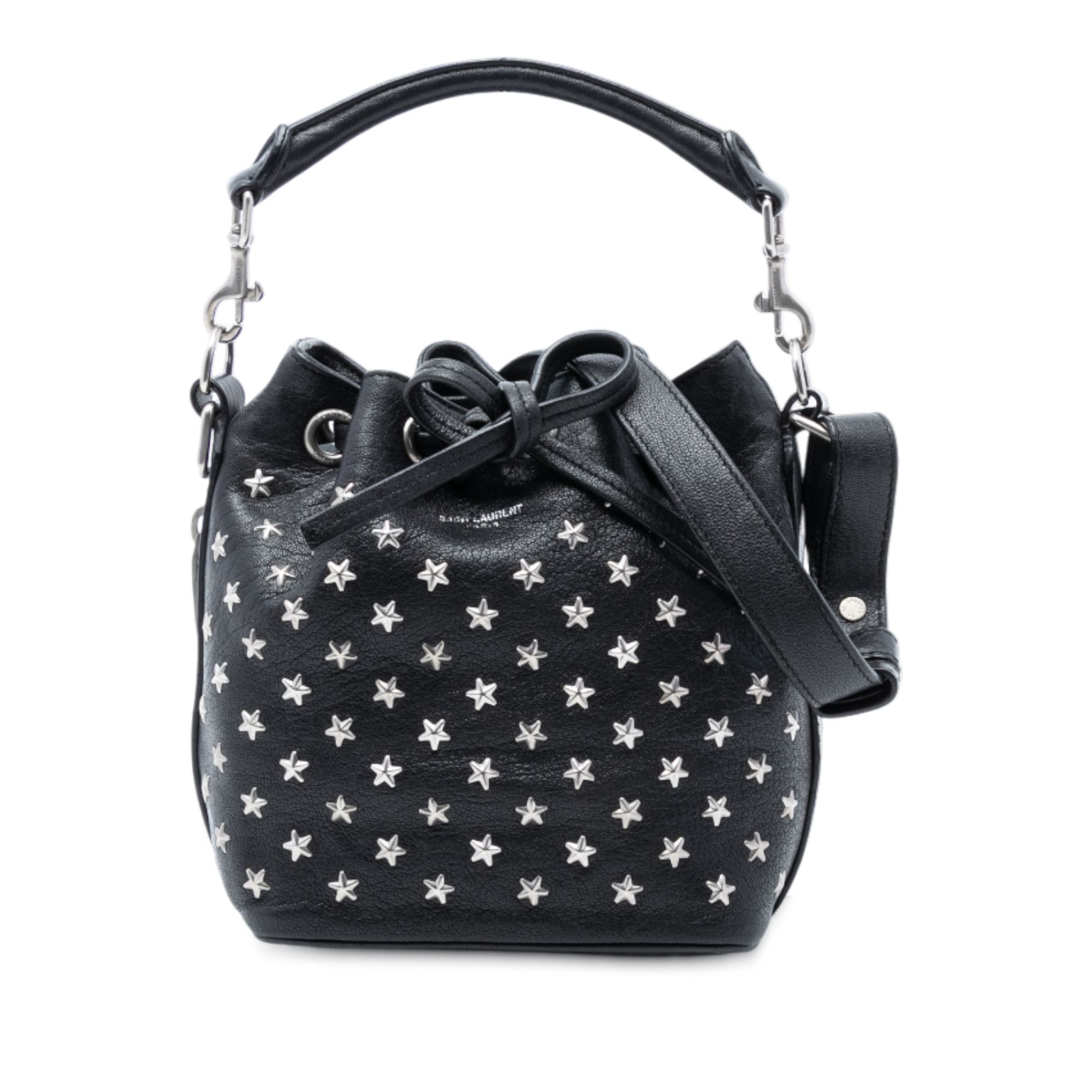 Yves Saint Laurent Yves Saint Laurent Small Star Studded Calfskin Emmanuelle Bucket Bag Size ONE SIZE - 1 Thumbnail