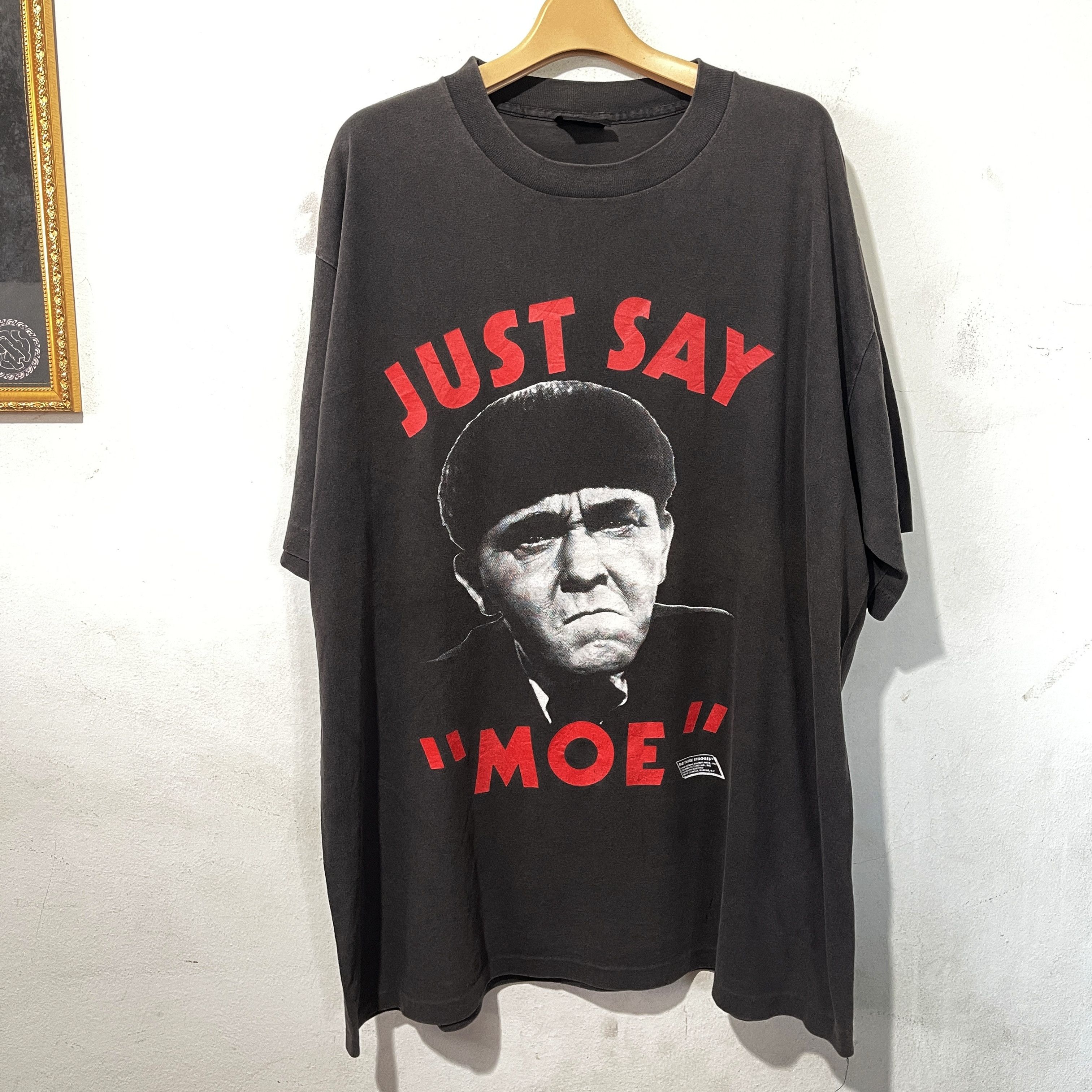 Changes × Vintage Vintage Rare 90s Tshirt The Three Stooges Moe