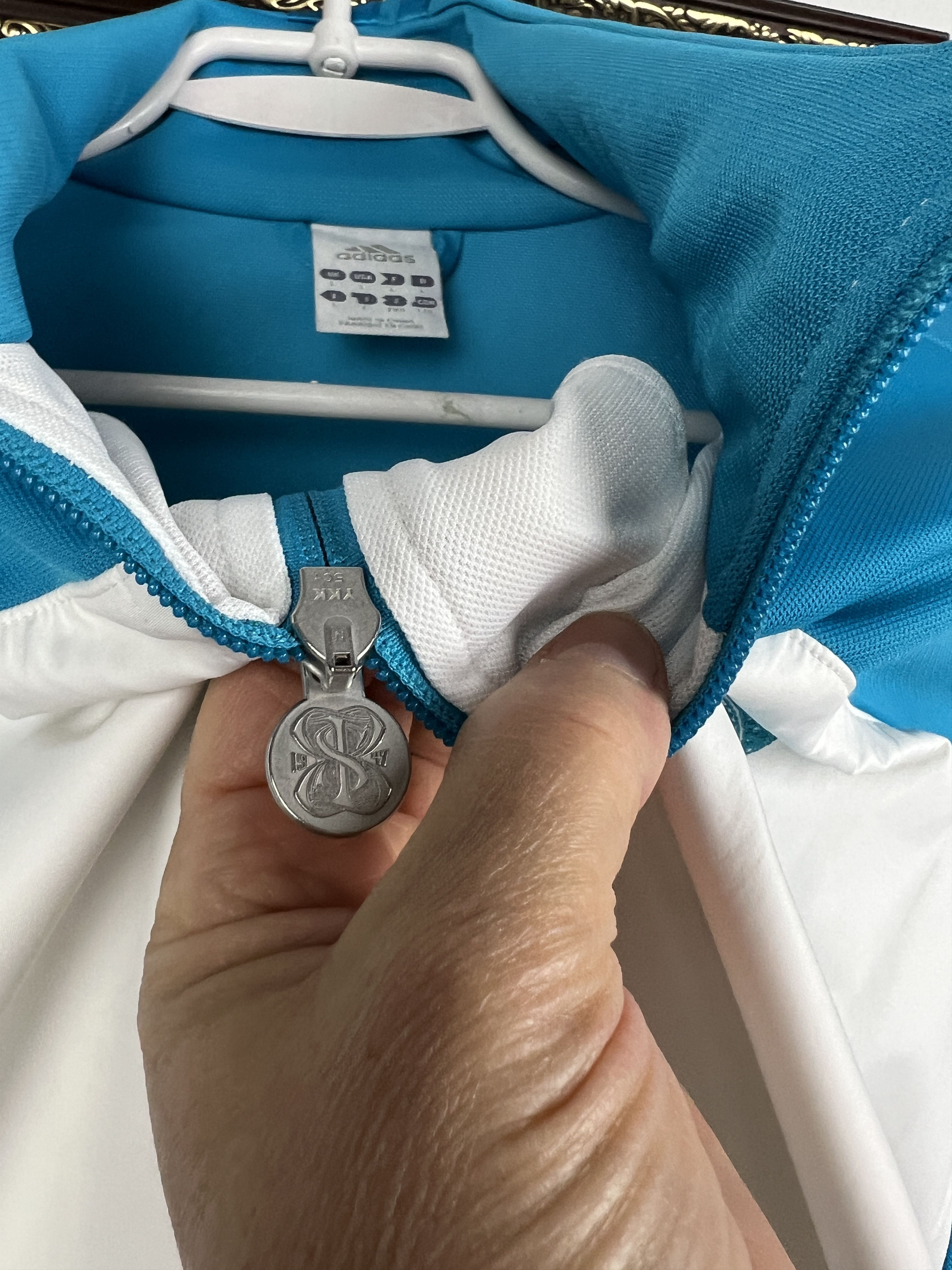 Adidas Vintage Adidas Real Madrid Football Jacket Soccer Track Top Size US L / EU 52-54 / 3 - 4 Thumbnail