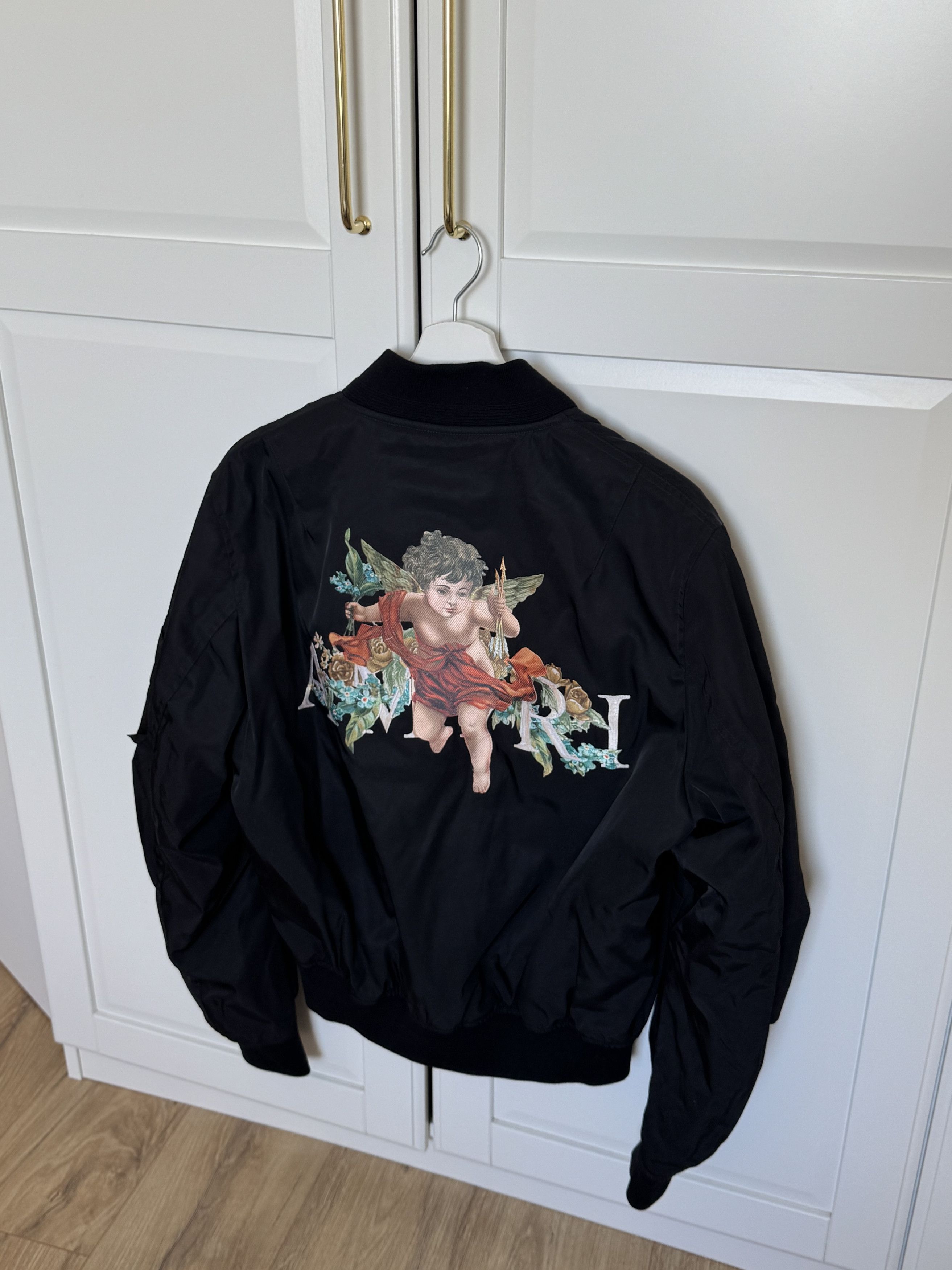 Amiri Amiri Cherub/Angel Silk Bomber Jacket | Size 48 | New Size US M / EU 48-50 / 2 - 5 Thumbnail