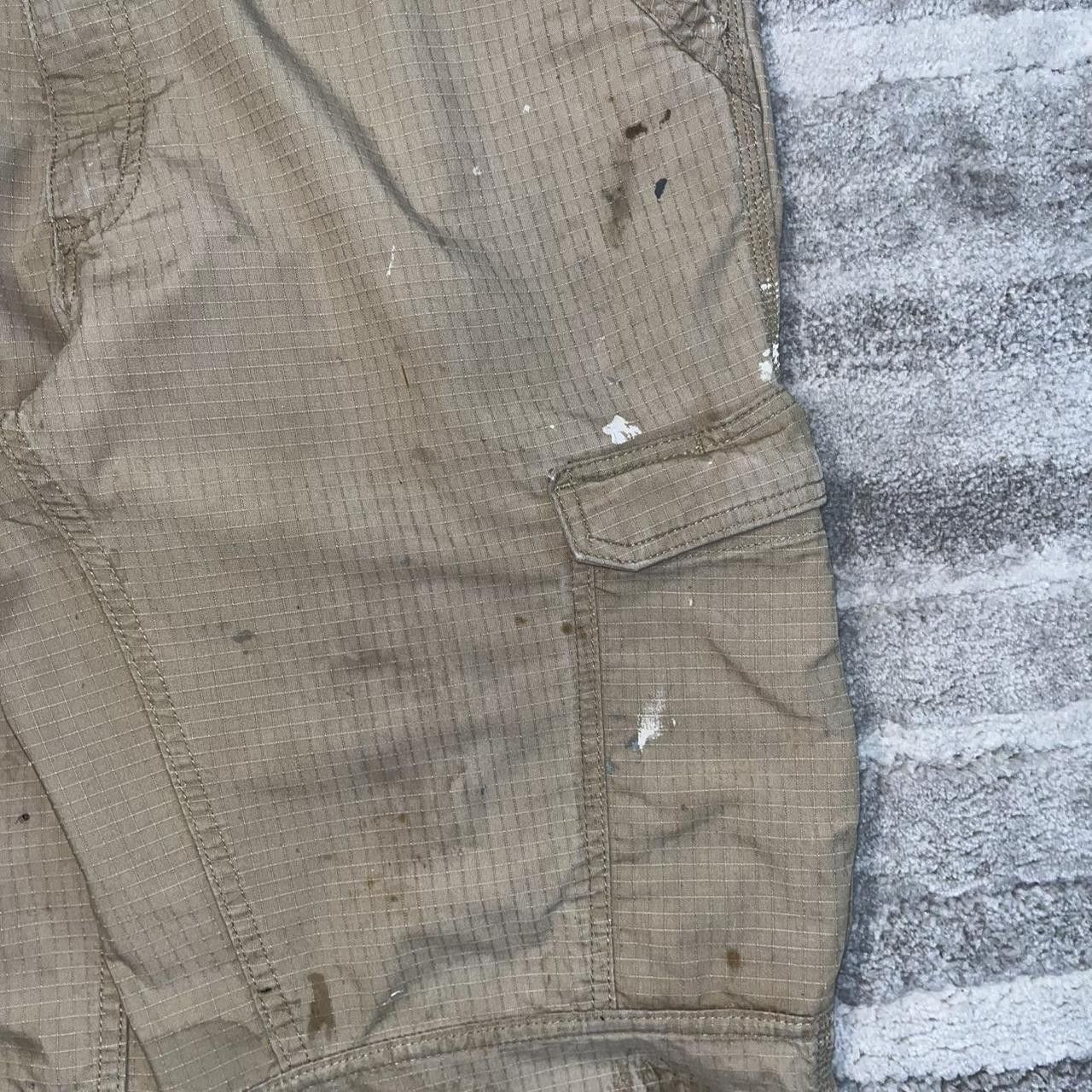 Carhartt Carhartt Distressed Cargo Pants Relaxed Fit Workwear Tan Size US 38 / EU 54 - 5 Thumbnail
