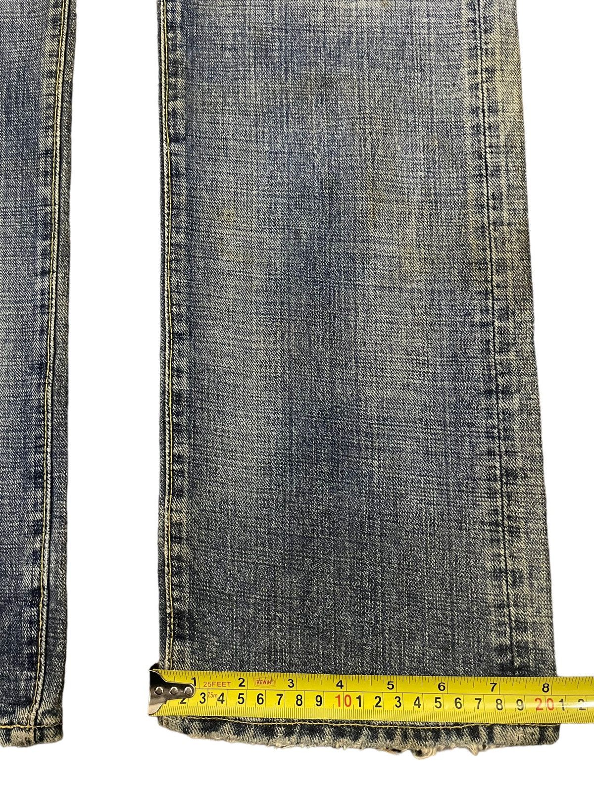 Evisu Vintage Japanese Brand Blue Wash Distressed Style Jeans Size US 32 / EU 48 - 16 Thumbnail