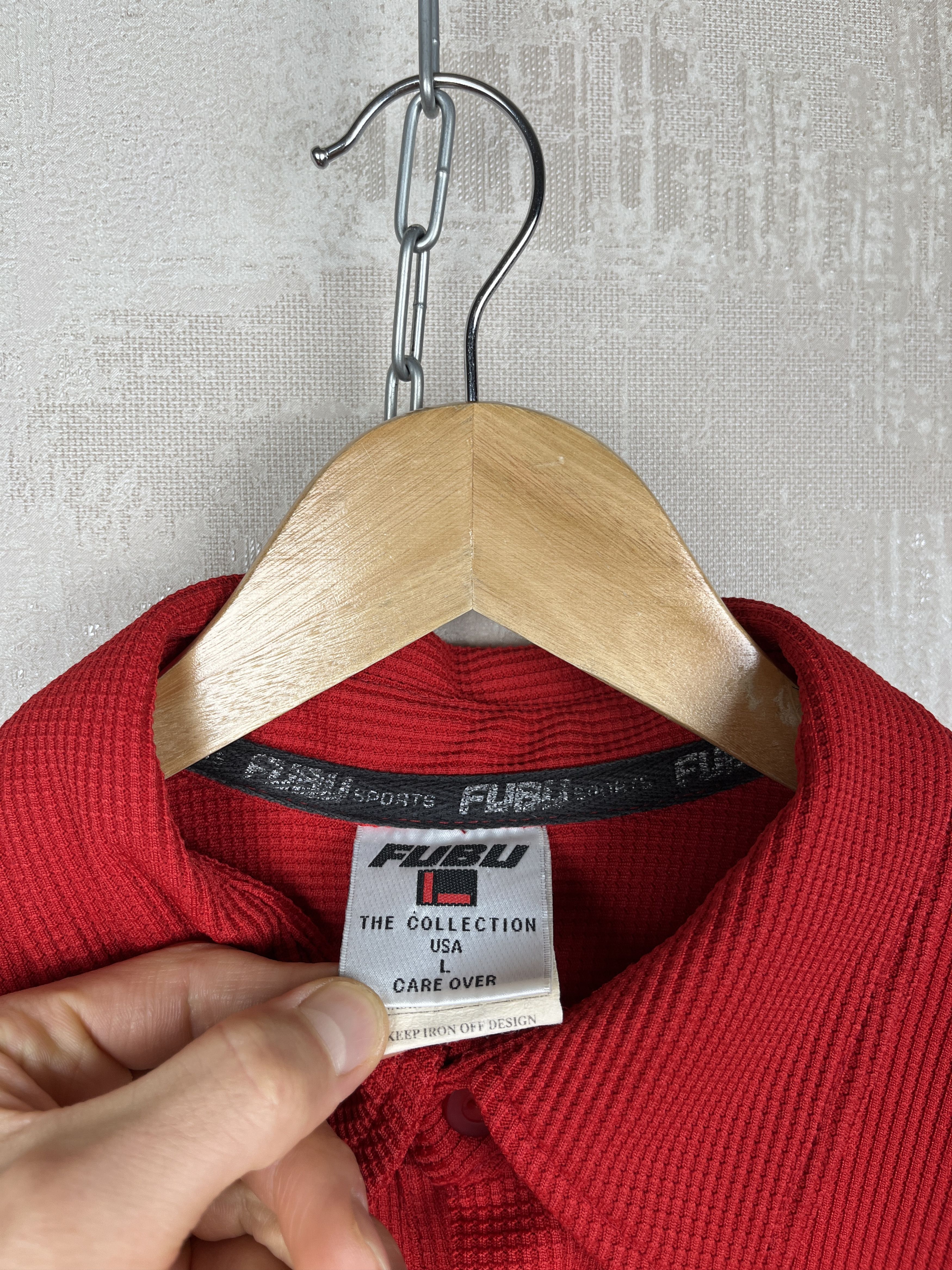 Fubu Vintage FUBU Sports Polo Rugby Shirt Long Sleeve Size US L / EU 52-54 / 3 - 13 Thumbnail