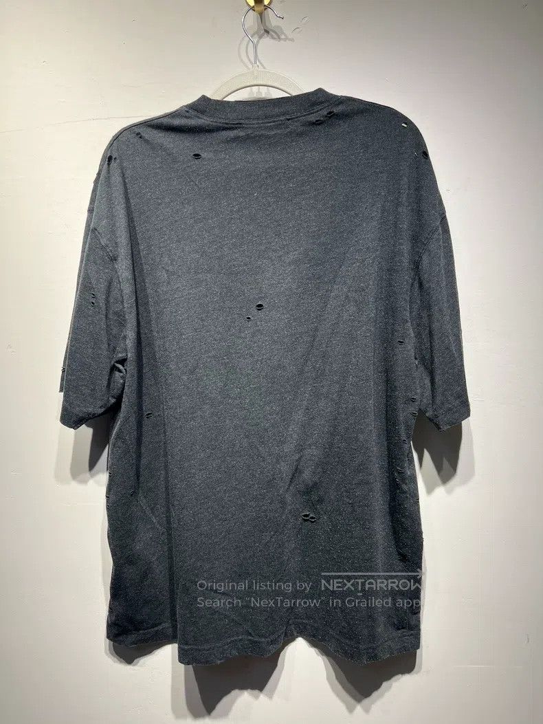 Acne Studios Acne Studios Ripped Design Circular Logo Pattern Short Sle Size US S / EU 44-46 / 1 - 2 Thumbnail