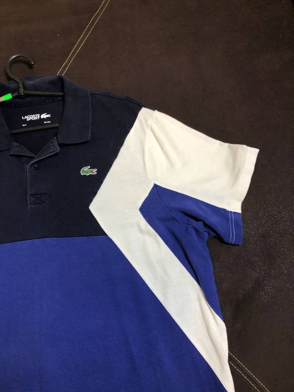 Lacoste LACOSTE Mens Polo Shirt Spotted Cotton Size US XXL / EU 58 / 5 - 3 Thumbnail