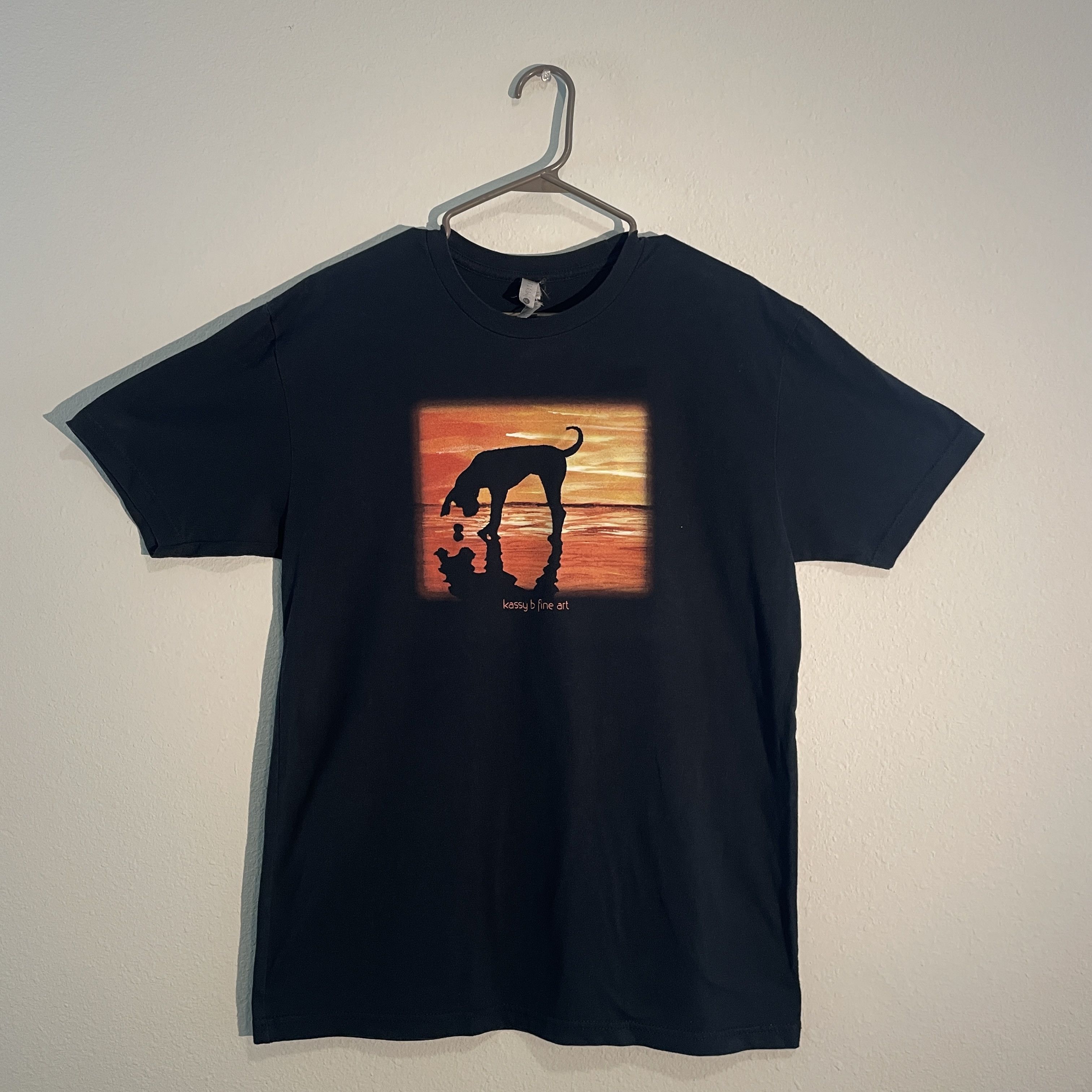 Other Kassy B Fine Art Dog Reflection Shirt Large Size L / US 10 / IT 46 - 1 Thumbnail