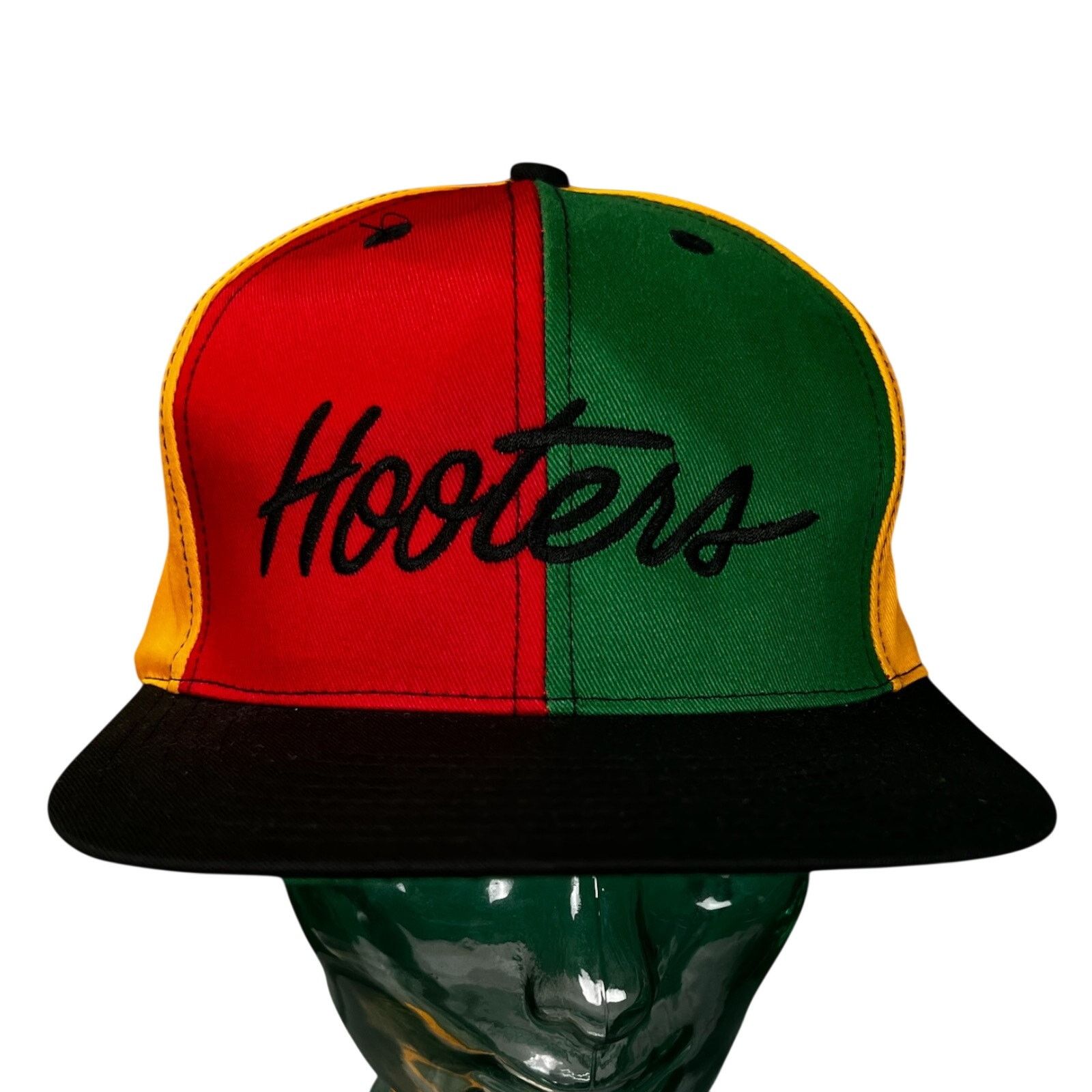 Other Vintage 90s Hooters Rastafarian Jamaican Snapback Hat New Size ONE SIZE - 3 Thumbnail