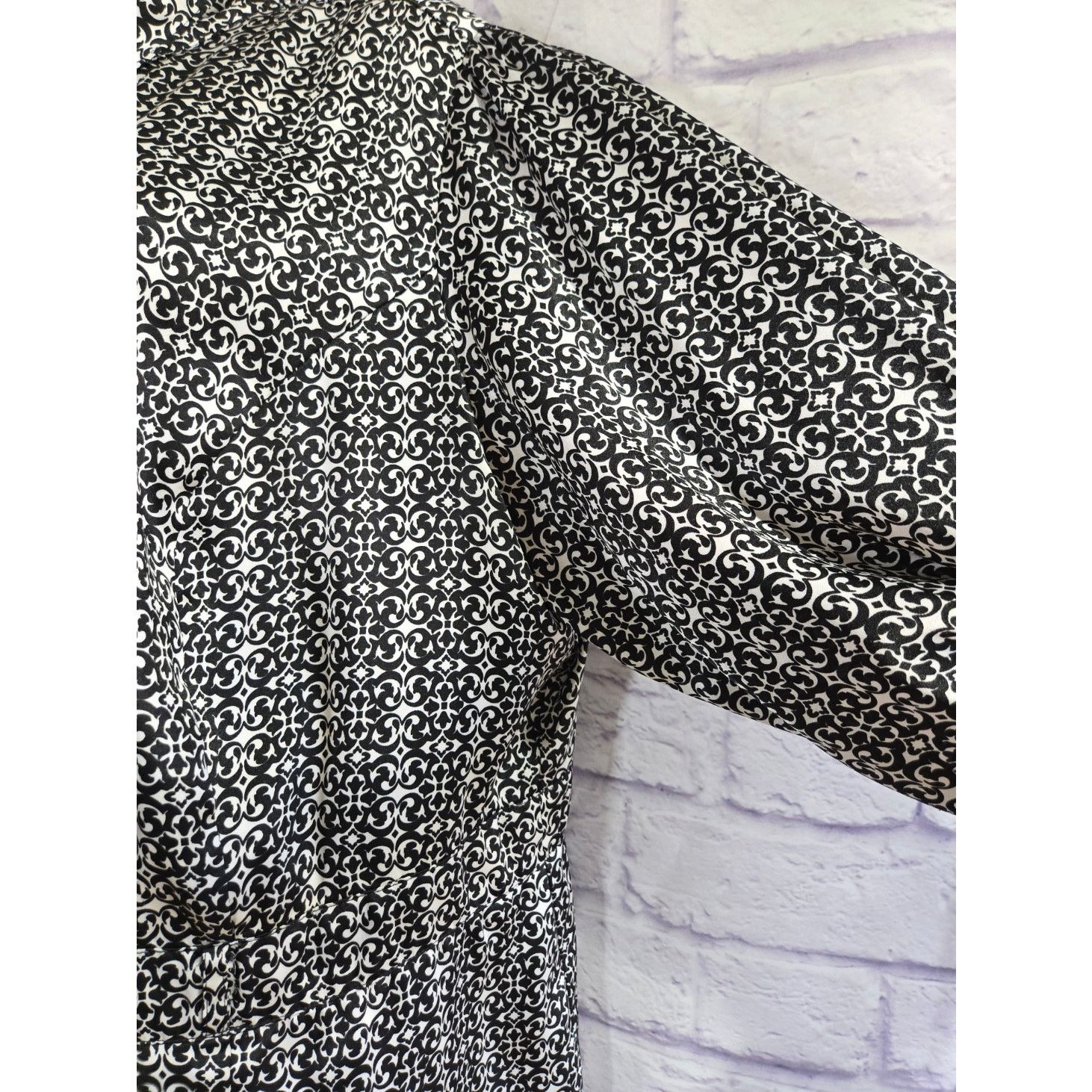 Other I.N. Studio Woman Black White Button Up Top 1X Plus Size XXL / US 16-18 / IT 52-54 - 3 Thumbnail