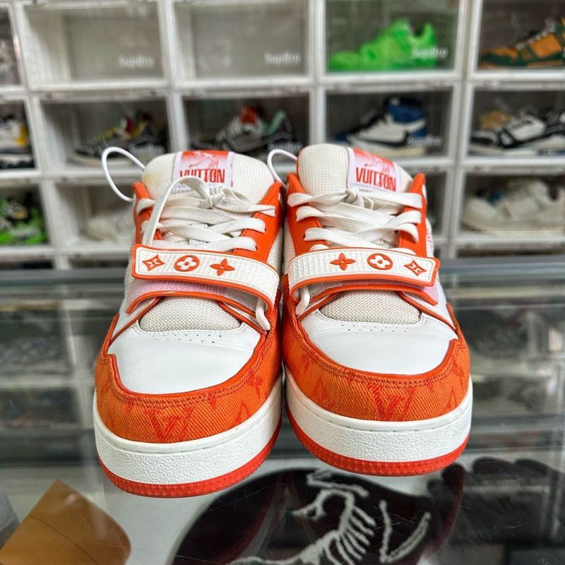 Louis Vuitton Louis Vuitton Trainer Low Top Stylish Sneakers -2508 Size US 9.5 / EU 42-43 - 2 Thumbnail
